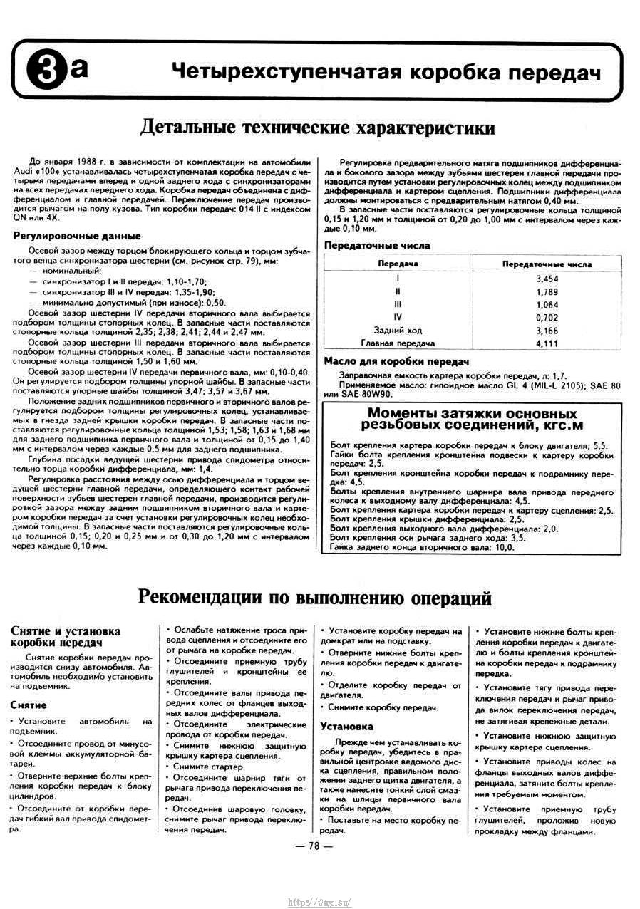 Audi 100 1983-91 Руководство по ремонту, инструкция по эксплуатации