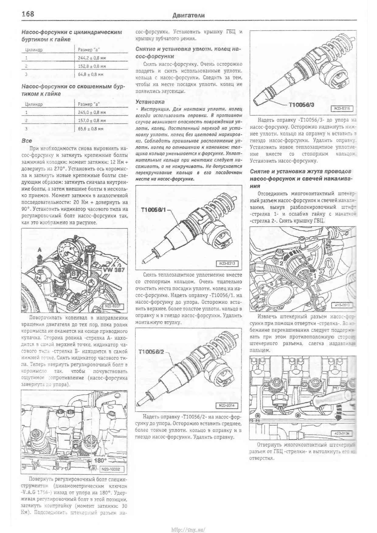 Момент затяжки распылителя форсунки сименс рено