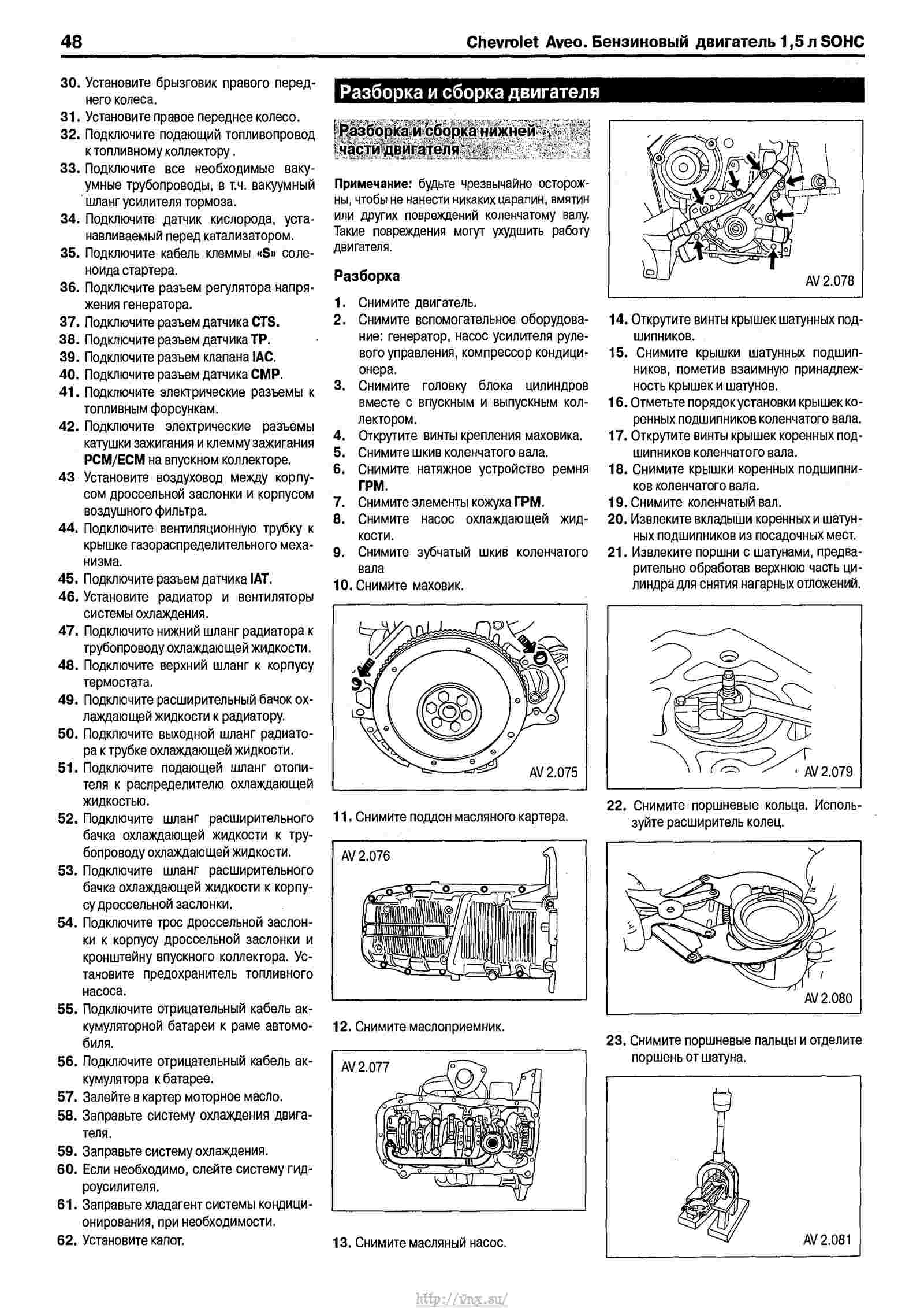 Мануалы шевроле