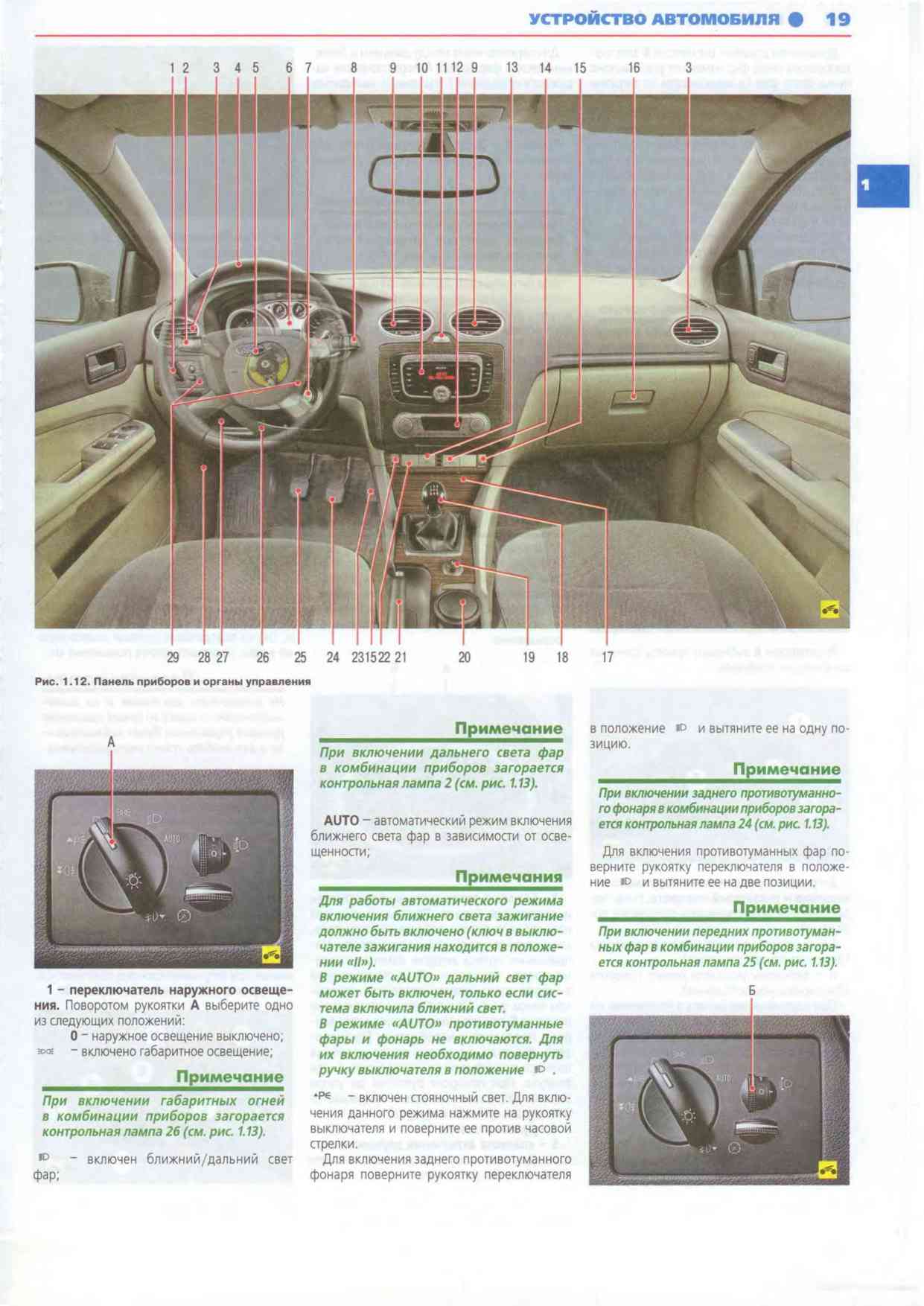 Ford Focus II Руководство по эксплуатации, техническому обслуживанию и ...