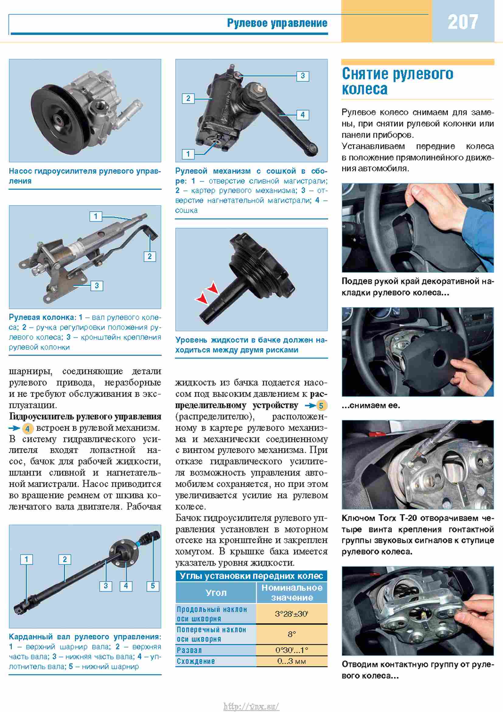 Схема рулевого управления ГАЗ 3302