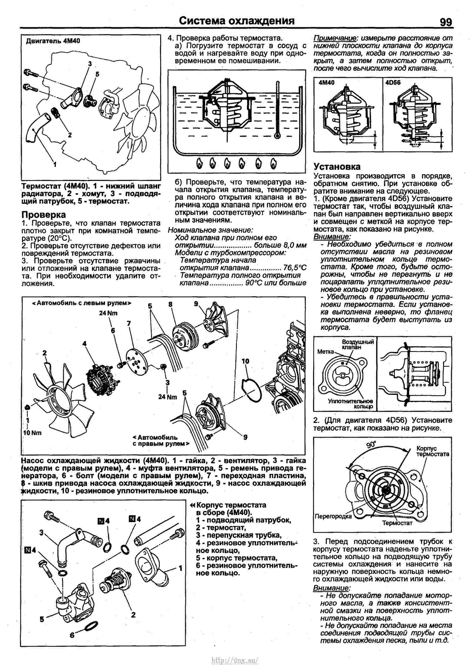 Схема подключения генератора паджеро 2 4м40