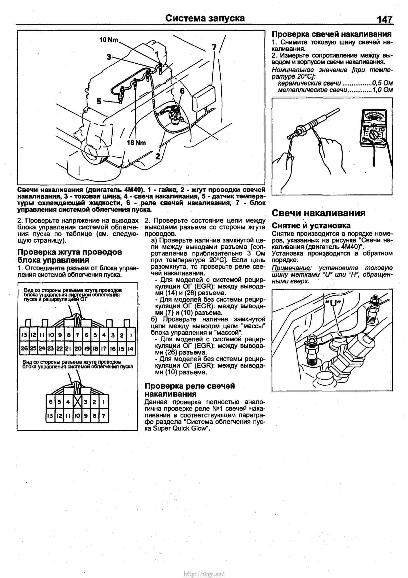 Схема предохранителей митсубиси паджеро 2