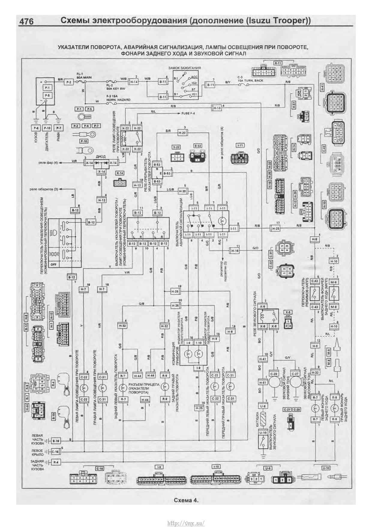 Электрическая схема исузу nqr75 на русском