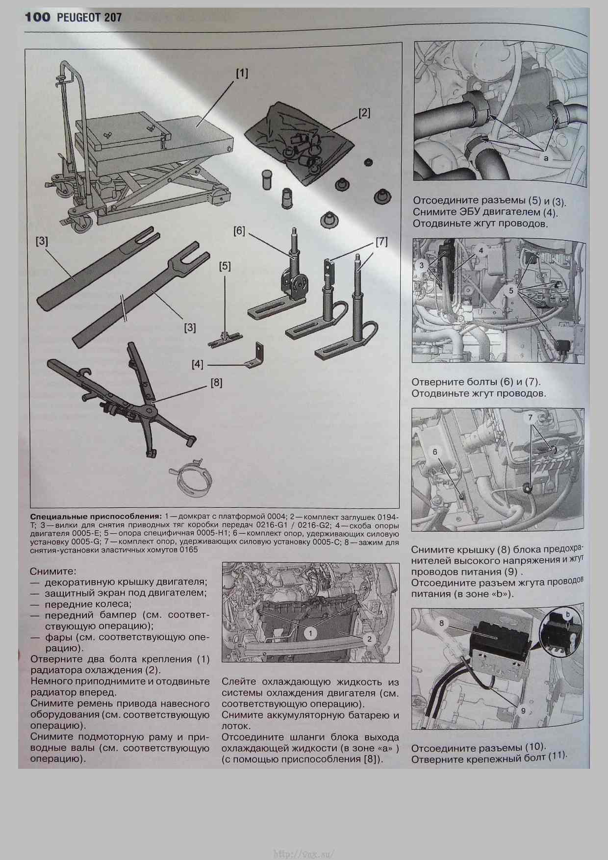 Пежо 207 электросхема