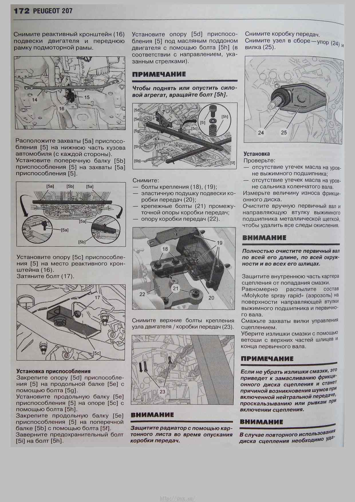 Ремонт робота пежо 207