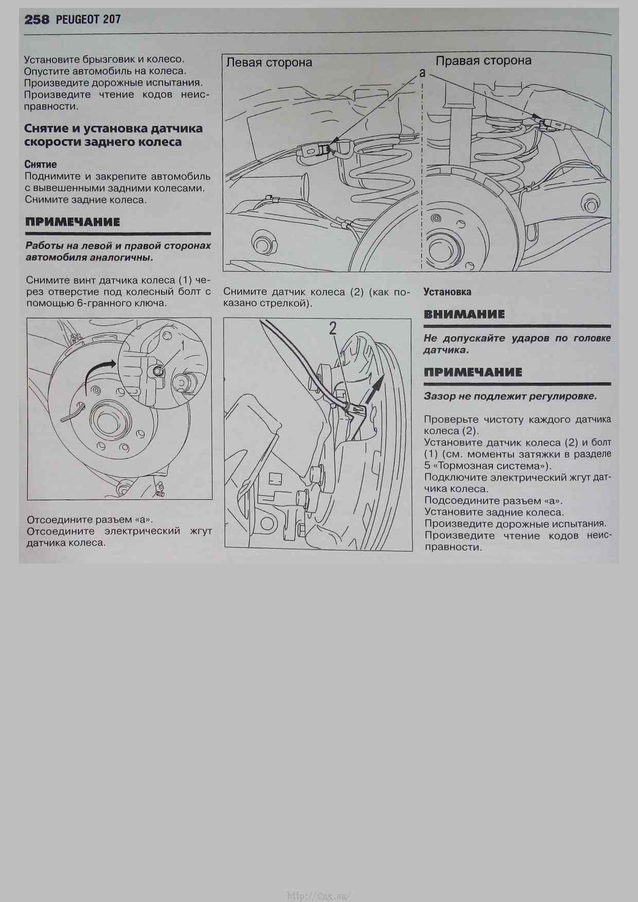 Ремонт актуатора пежо 207