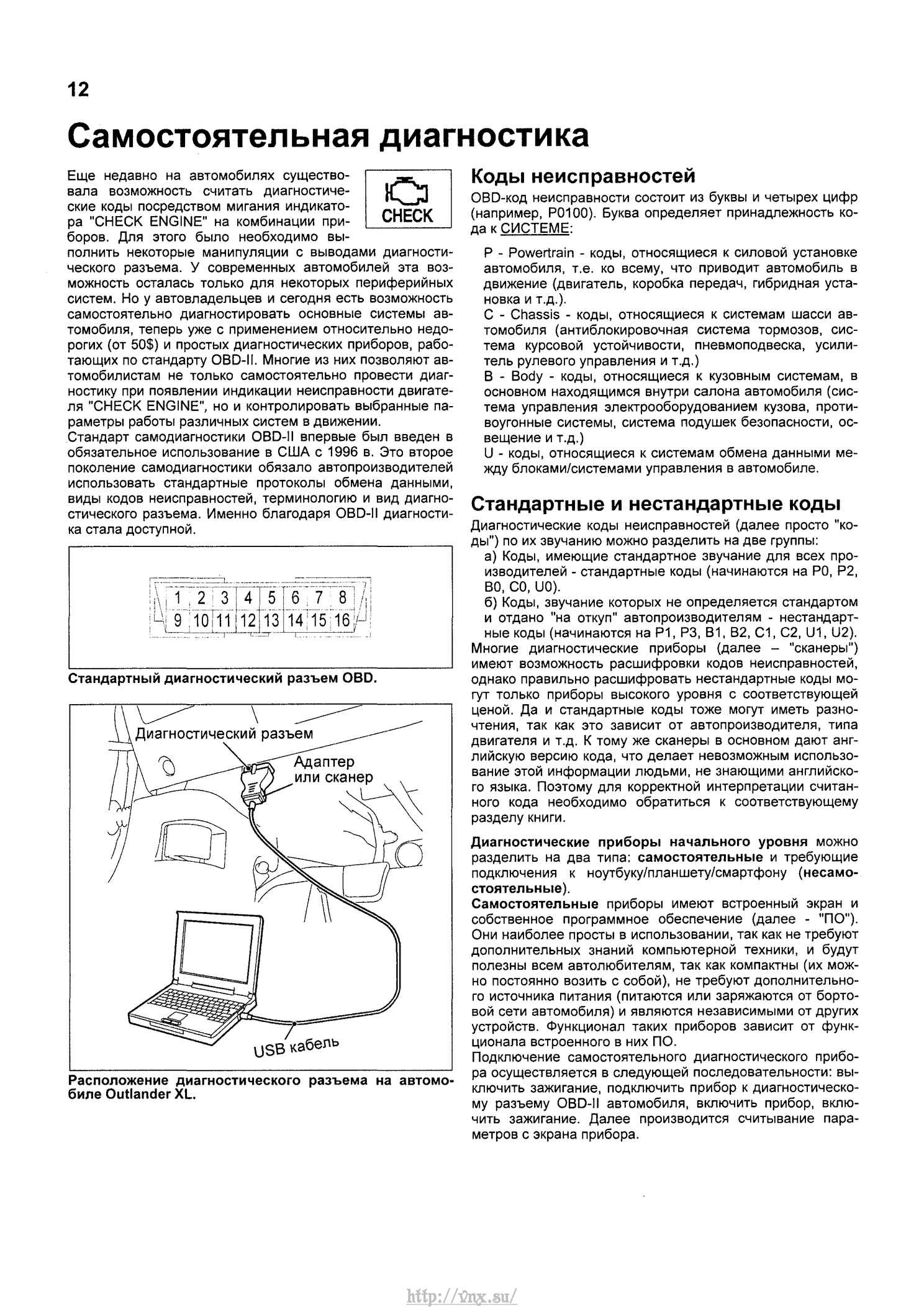 Схема пежо 4007