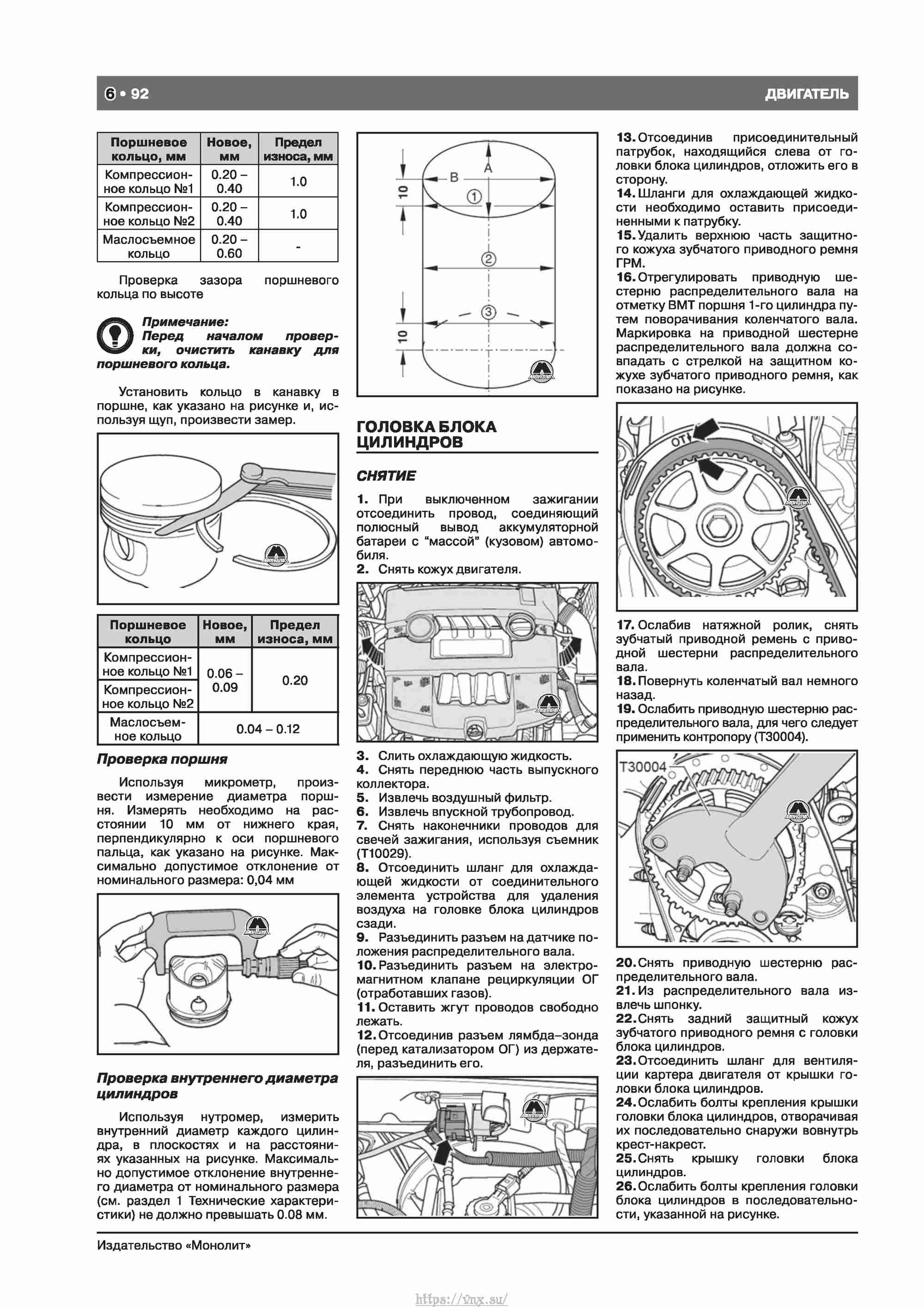 Skoda Octavia II/ Combi/ Scout A5 c 2008 руководство по ремонту и эксплуатации страница 100