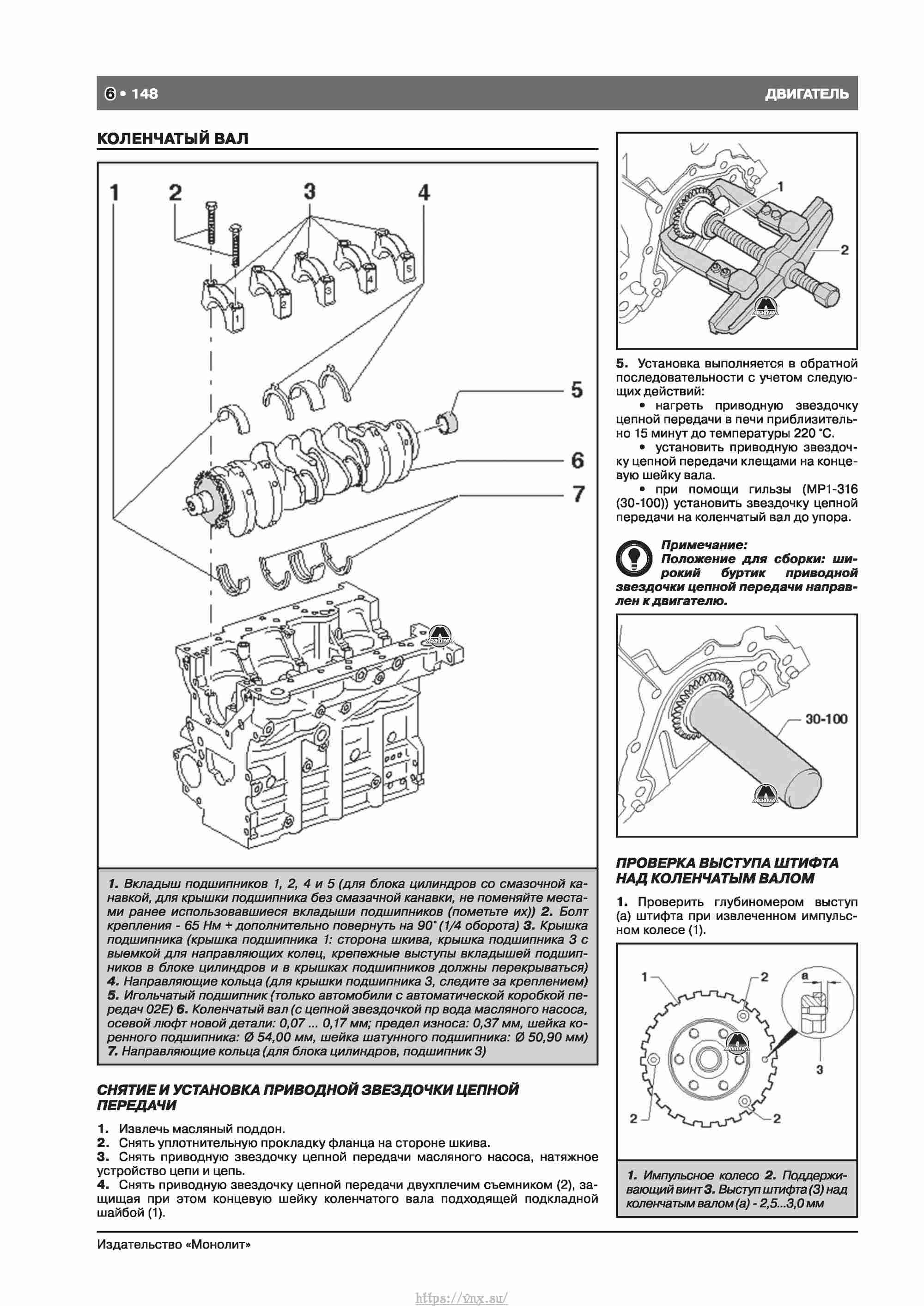 Skoda Octavia II/ Combi/ Scout A5 c 2008 руководство по ремонту и эксплуатации страница 156