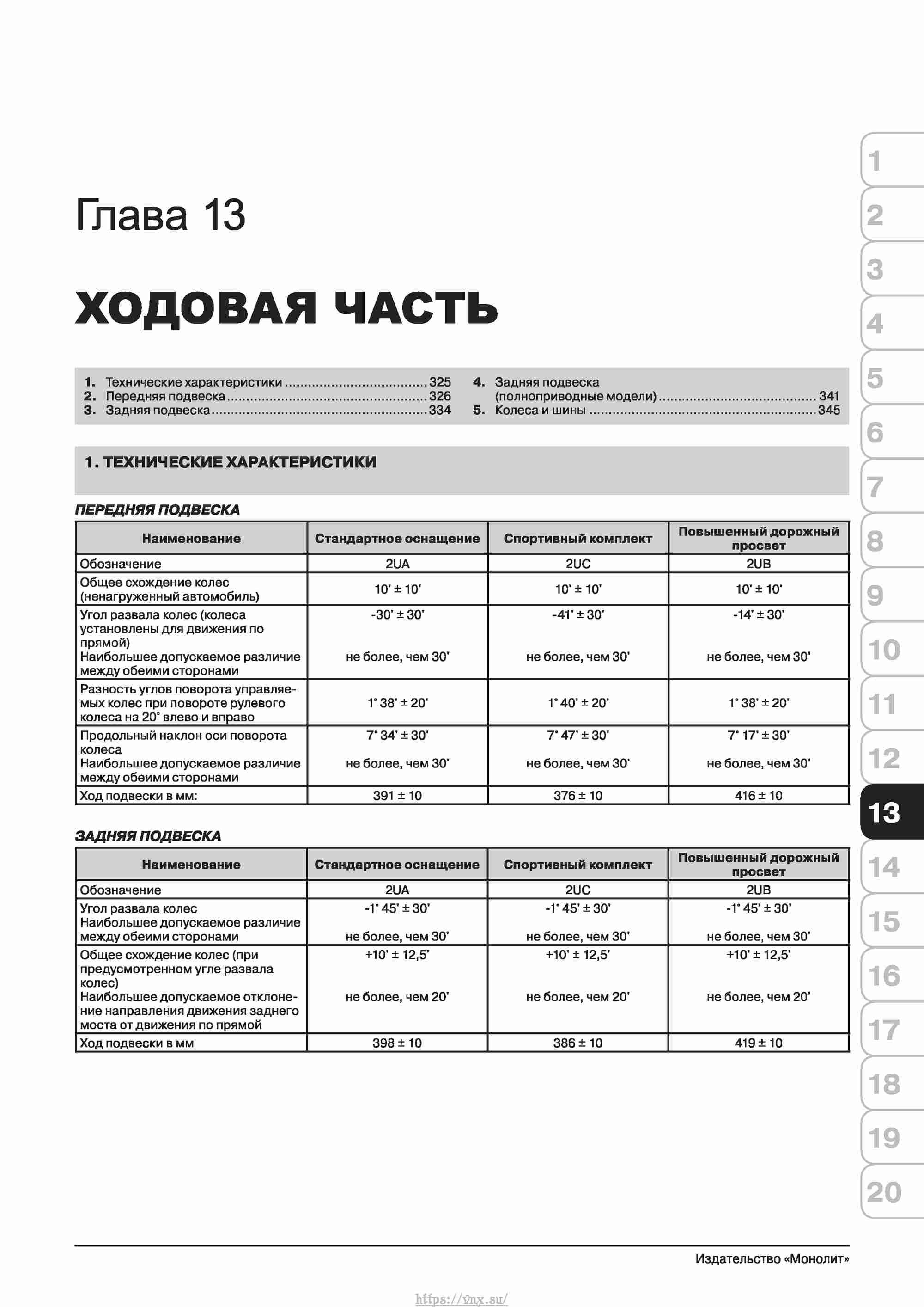 Skoda Octavia II/ Combi/ Scout A5 c 2008 руководство по ремонту и эксплуатации страница 333