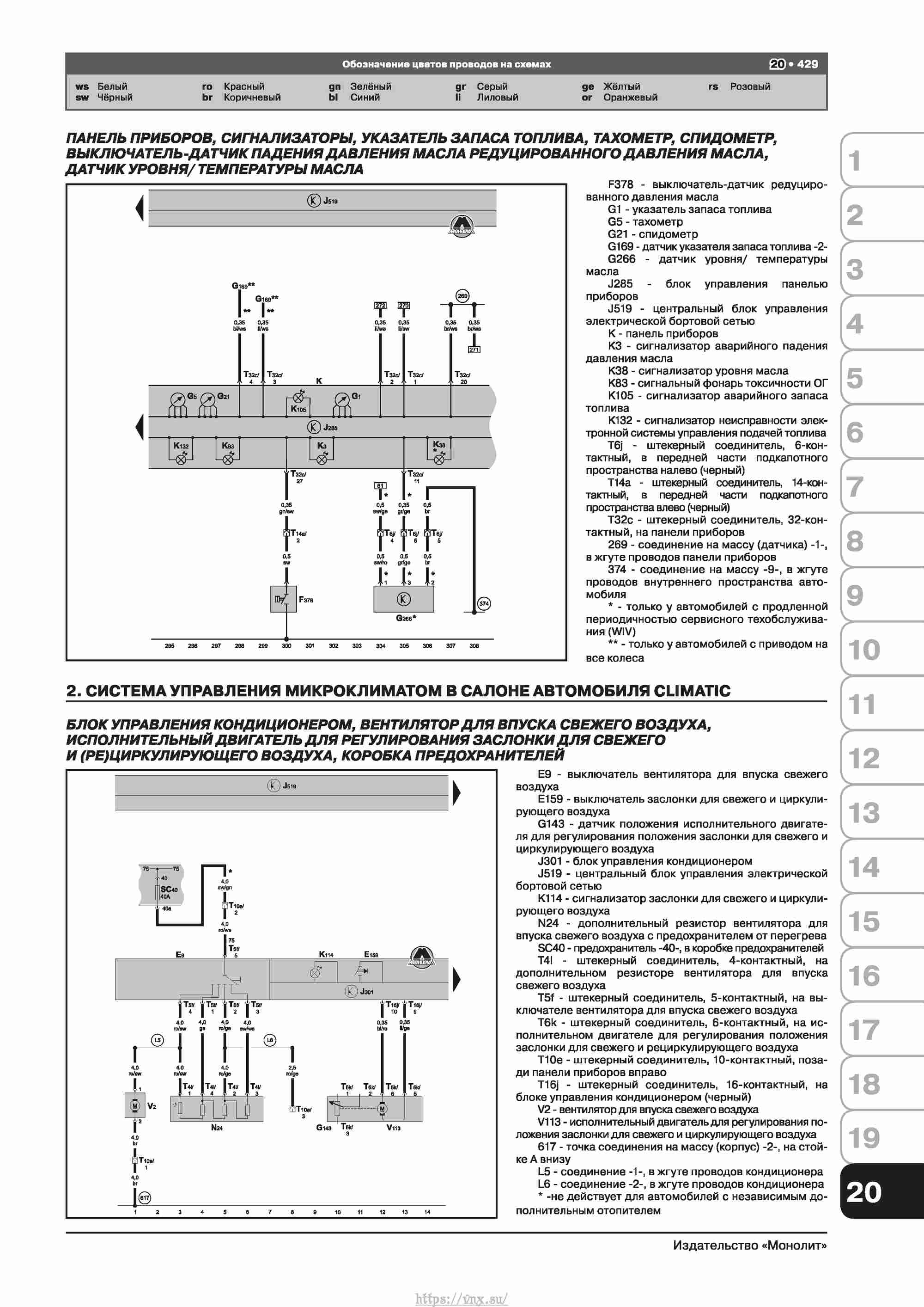 Skoda Octavia II/ Combi/ Scout A5 c 2008 руководство по ремонту и эксплуатации страница 437