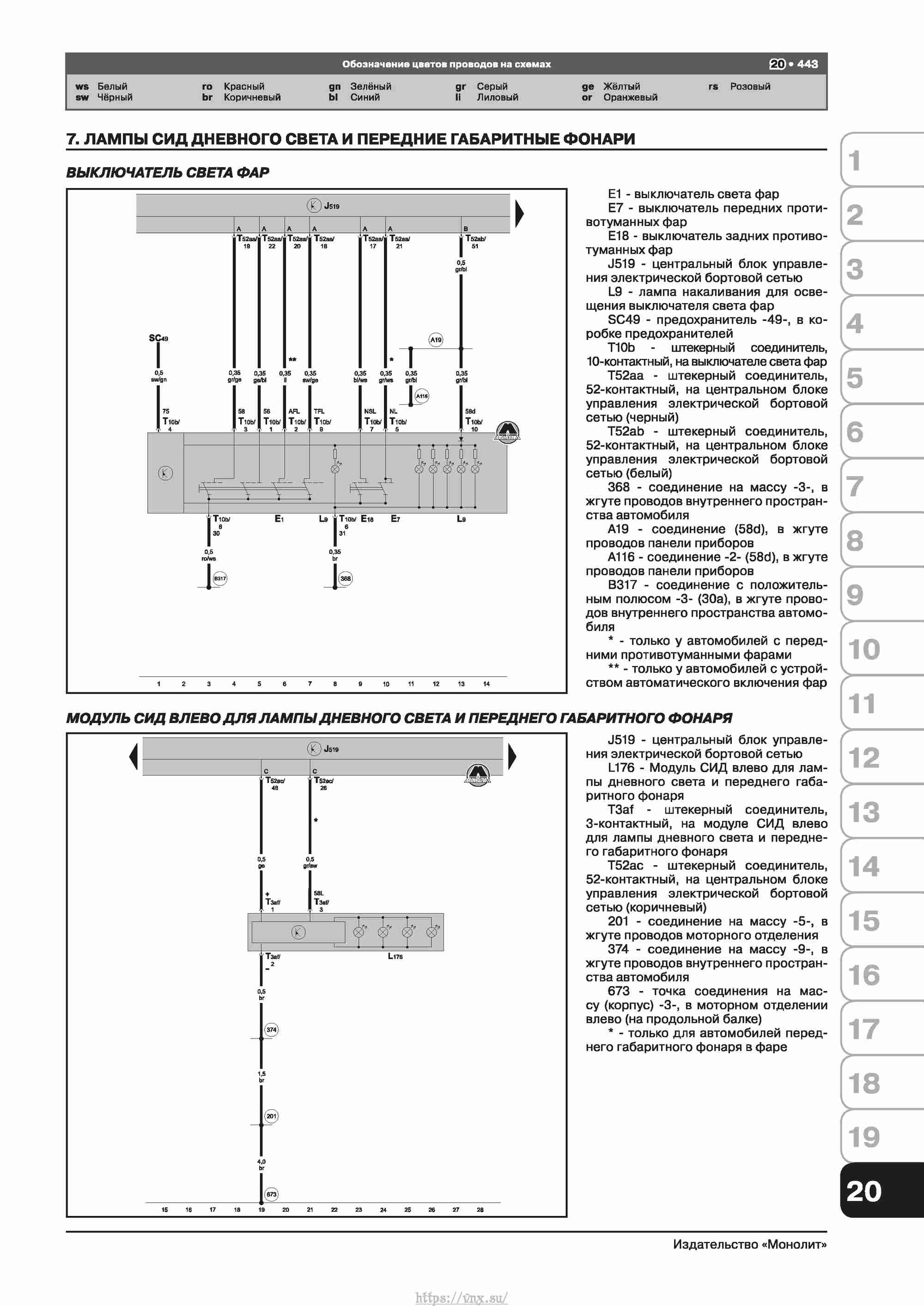 Skoda Octavia II/ Combi/ Scout A5 c 2008 руководство по ремонту и эксплуатации страница 451