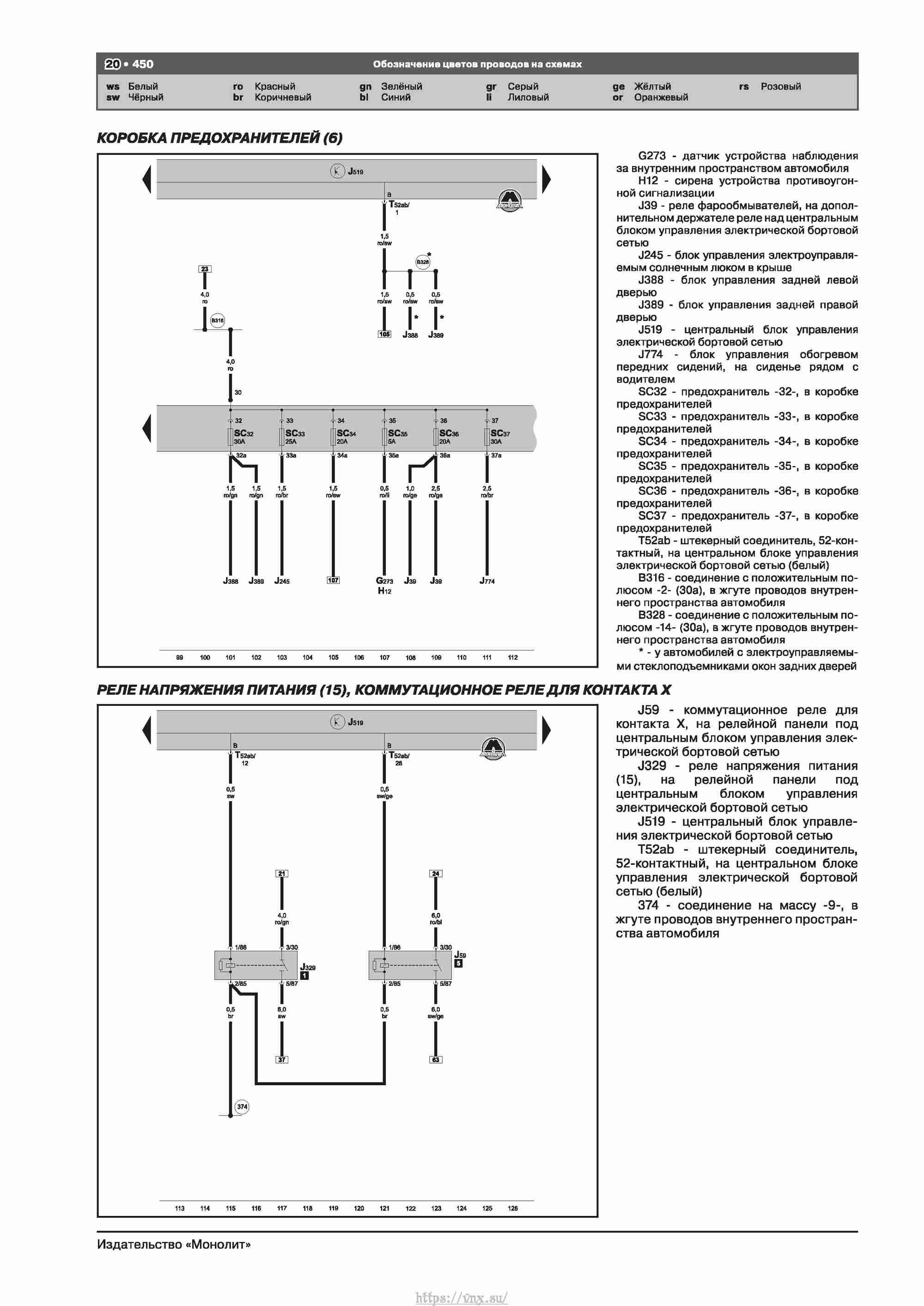 Skoda Octavia II/ Combi/ Scout A5 c 2008 руководство по ремонту и эксплуатации страница 458