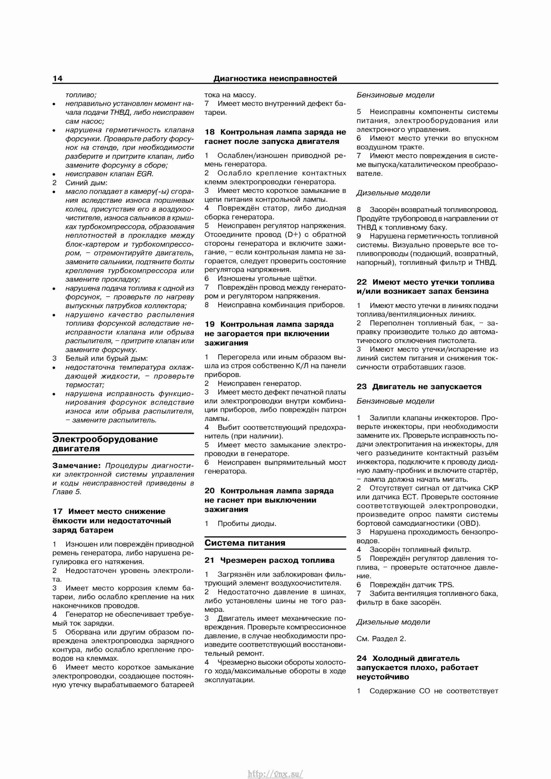 Устройство, обслуживание, ремонт и эксплуатация автомобилей Skoda Superb II страница 014