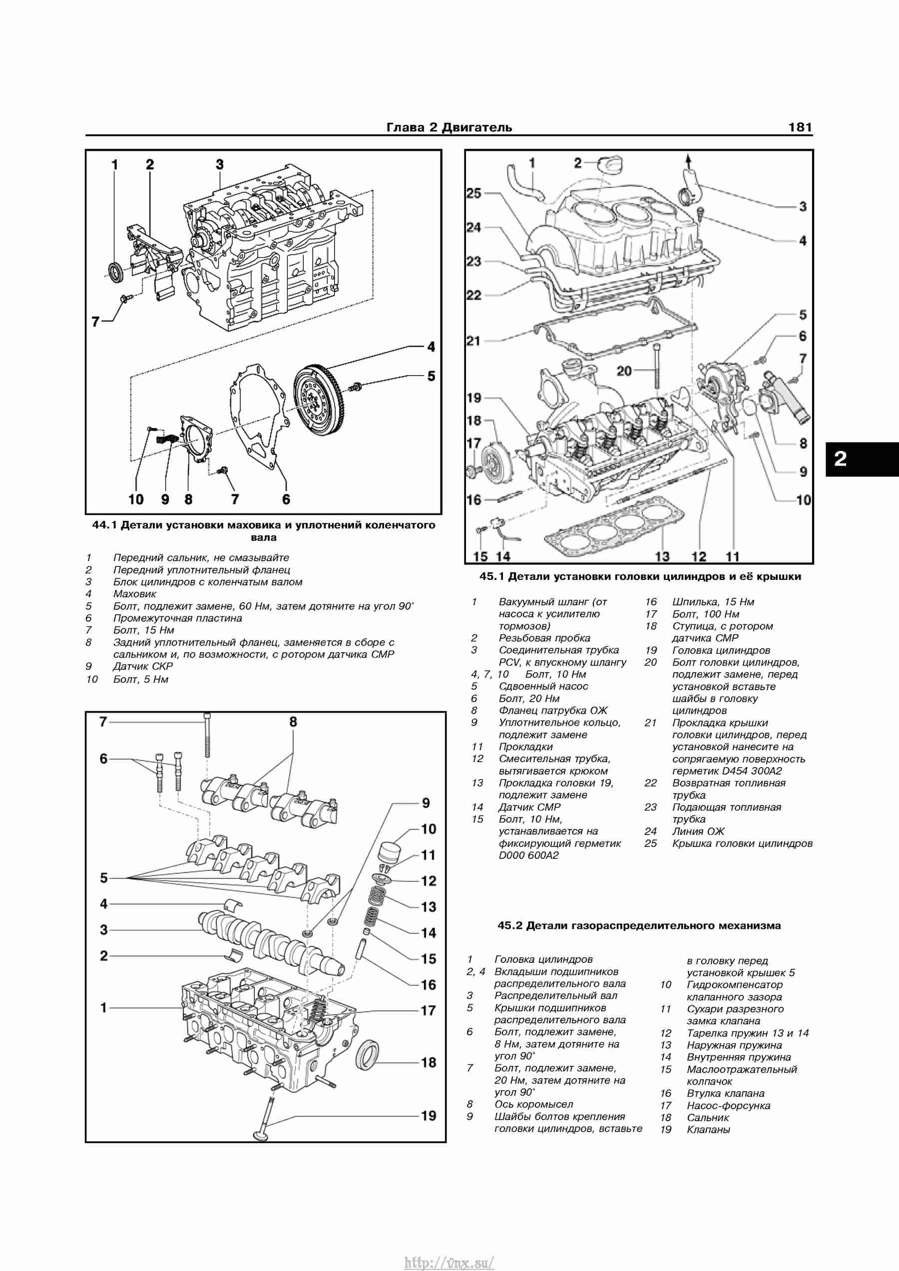 Устройство, обслуживание, ремонт и эксплуатация автомобилей Skoda Superb II страница 181