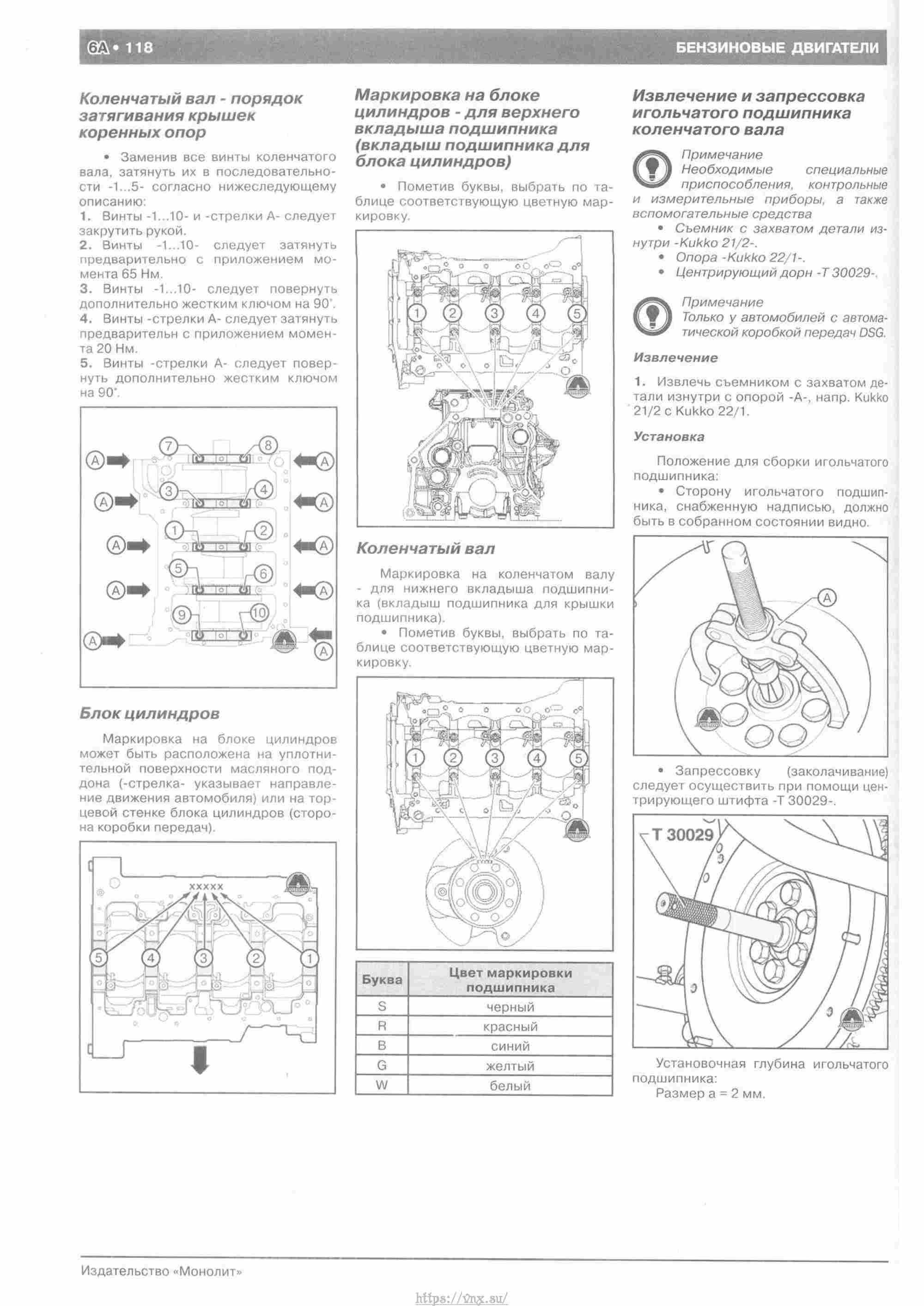Skoda Yeti с 2009 руководство по ремонту и эксплуатации страница 123