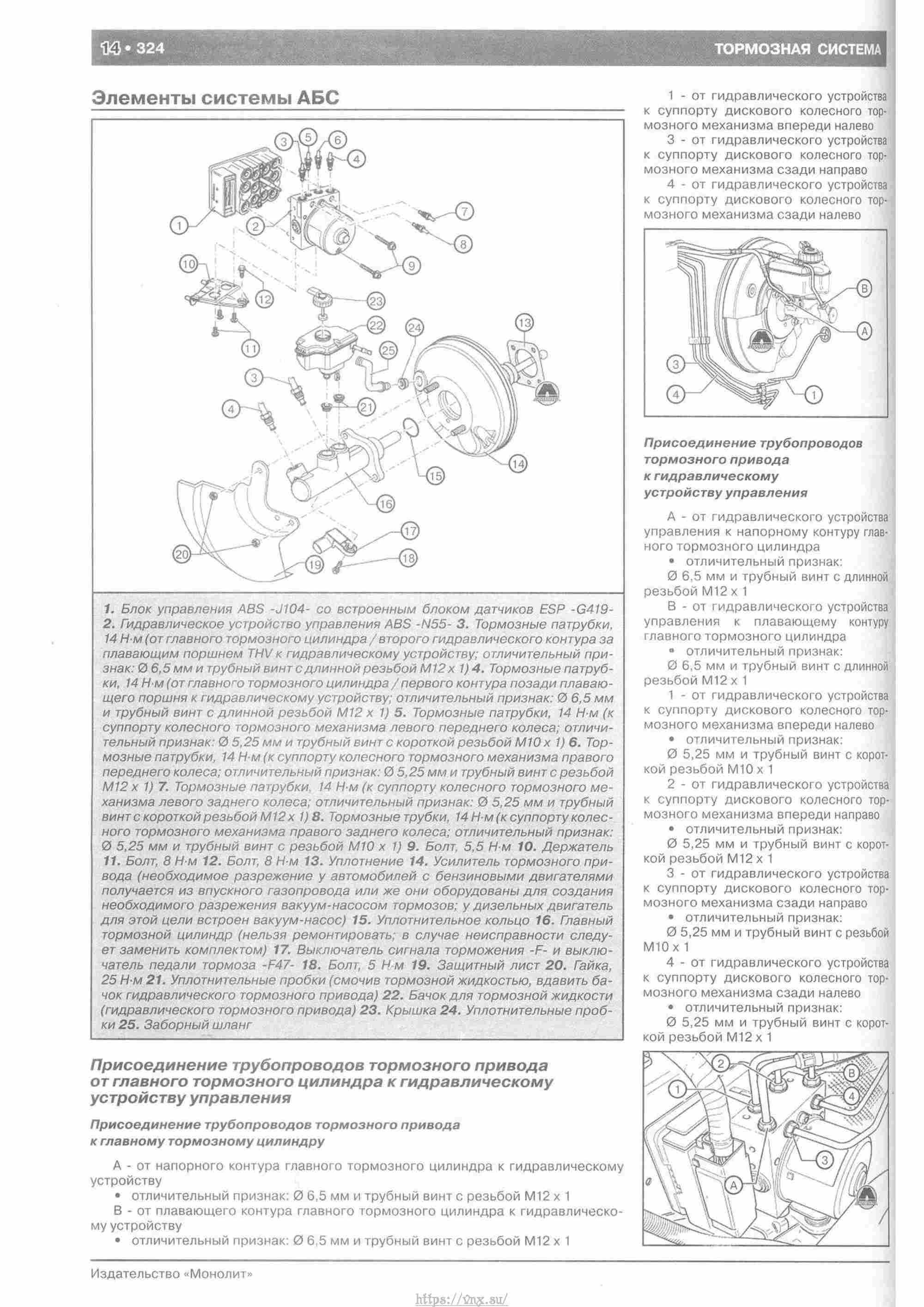 Skoda Yeti с 2009 руководство по ремонту и эксплуатации страница 329