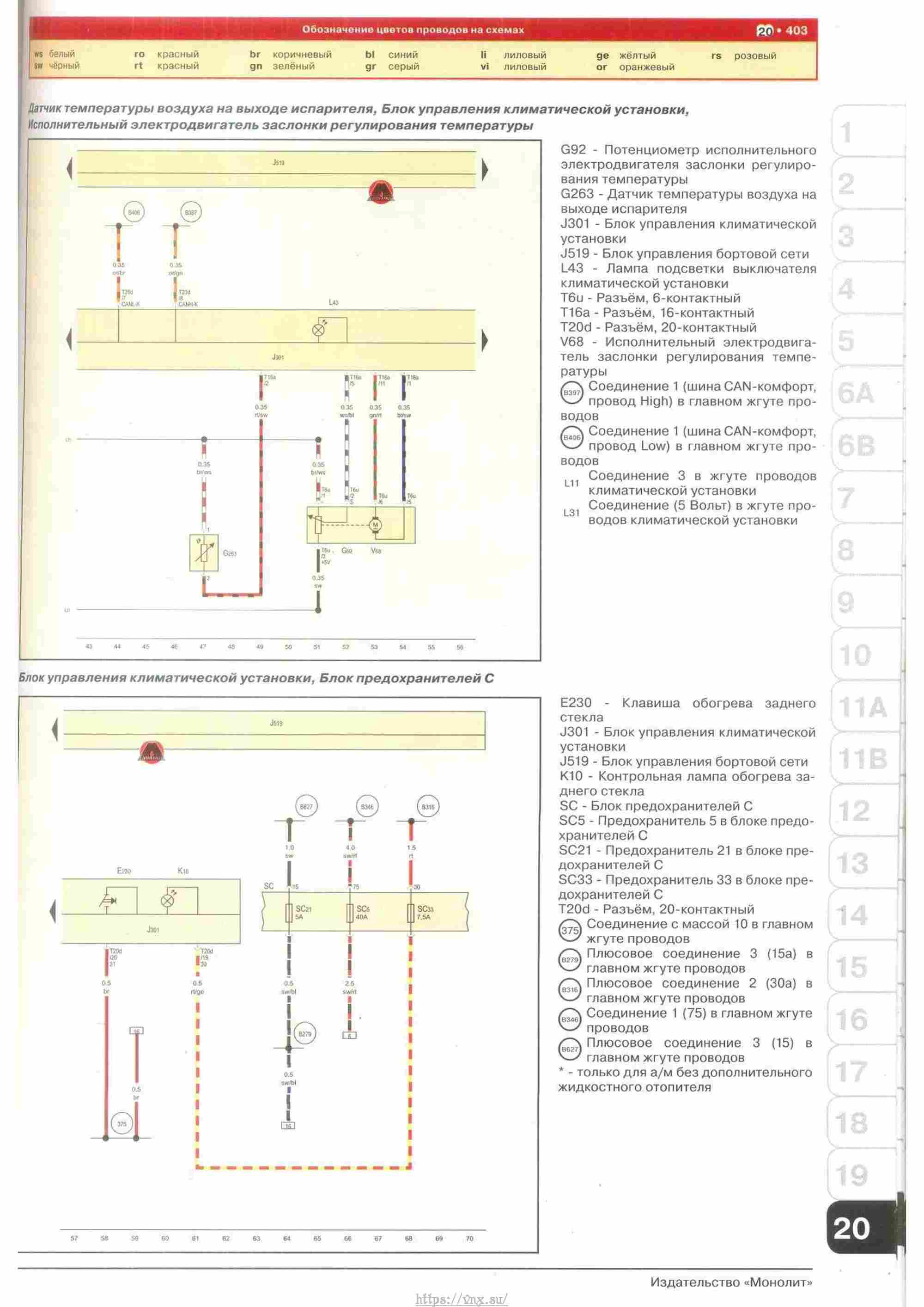 Skoda Yeti с 2009 руководство по ремонту и эксплуатации страница 404