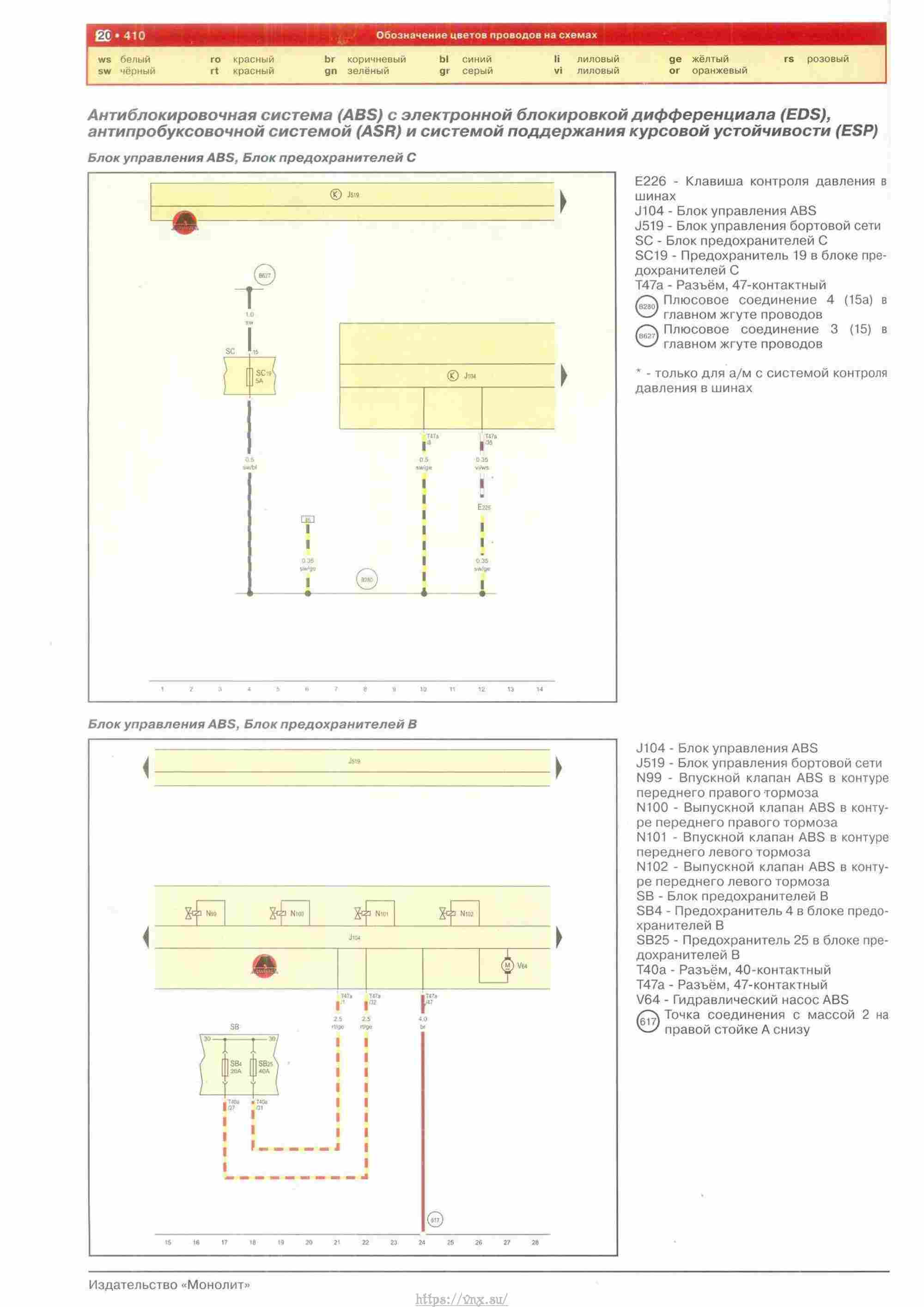 Skoda Yeti с 2009 руководство по ремонту и эксплуатации страница 411