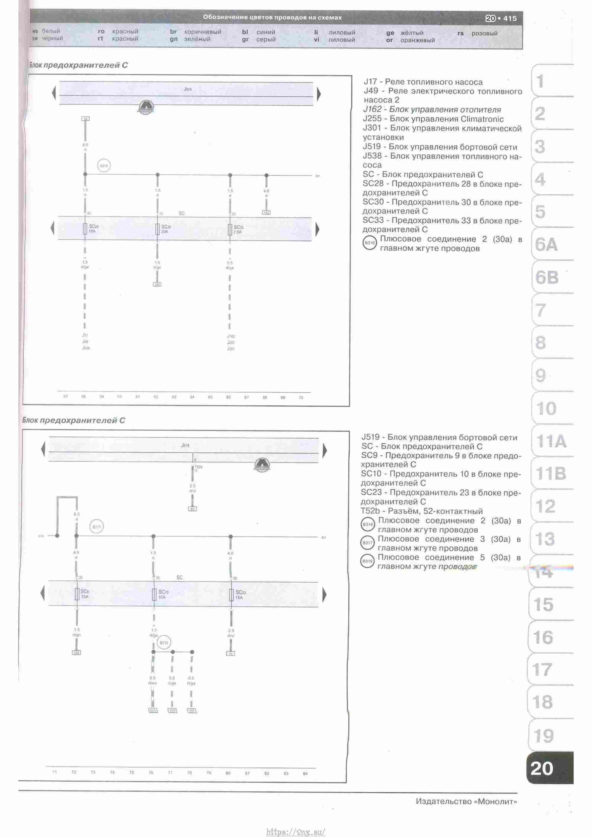 Skoda Yeti с 2009 руководство по ремонту и эксплуатации страница 416