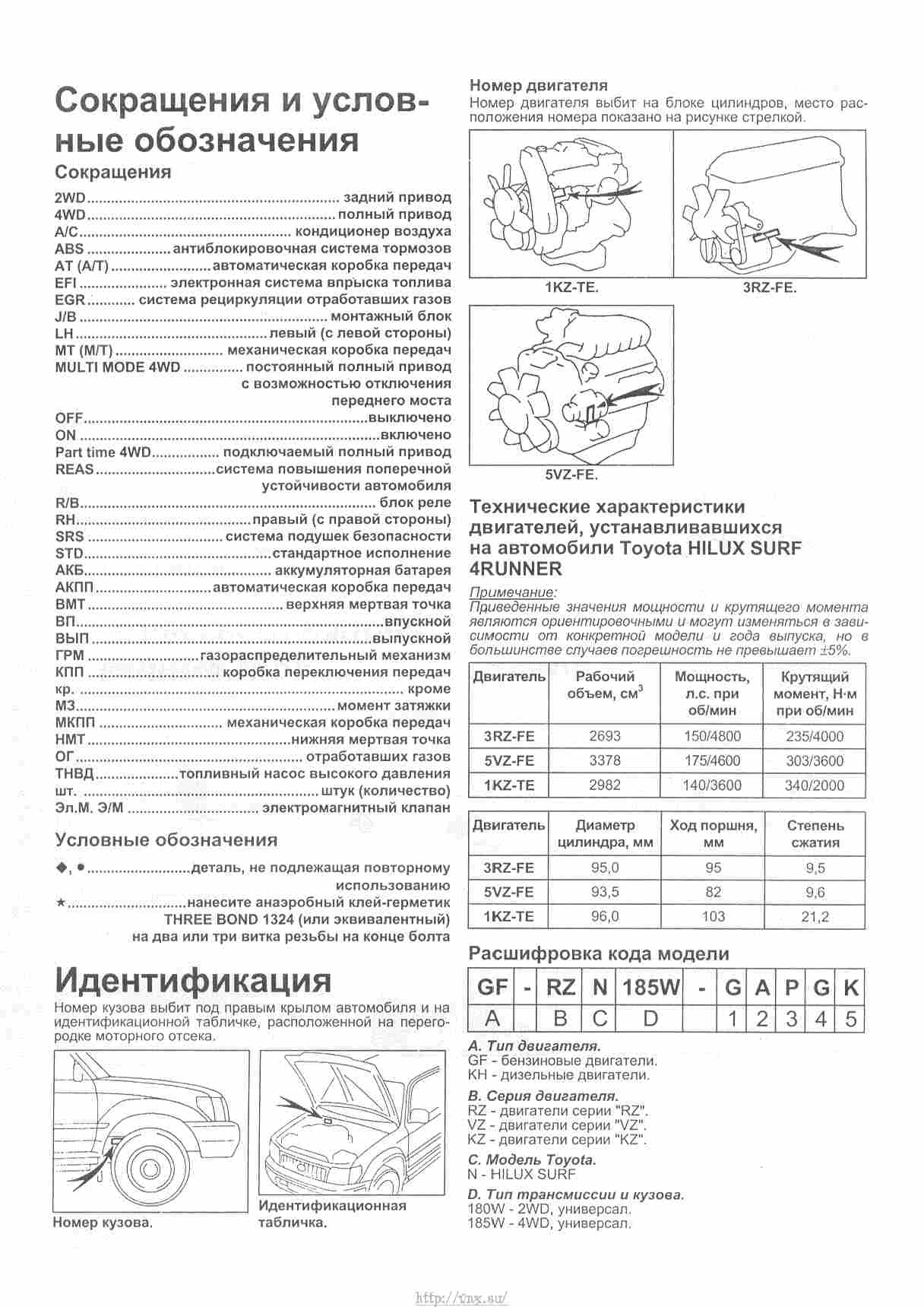 Тойота сурф дизель какой аккумулятор