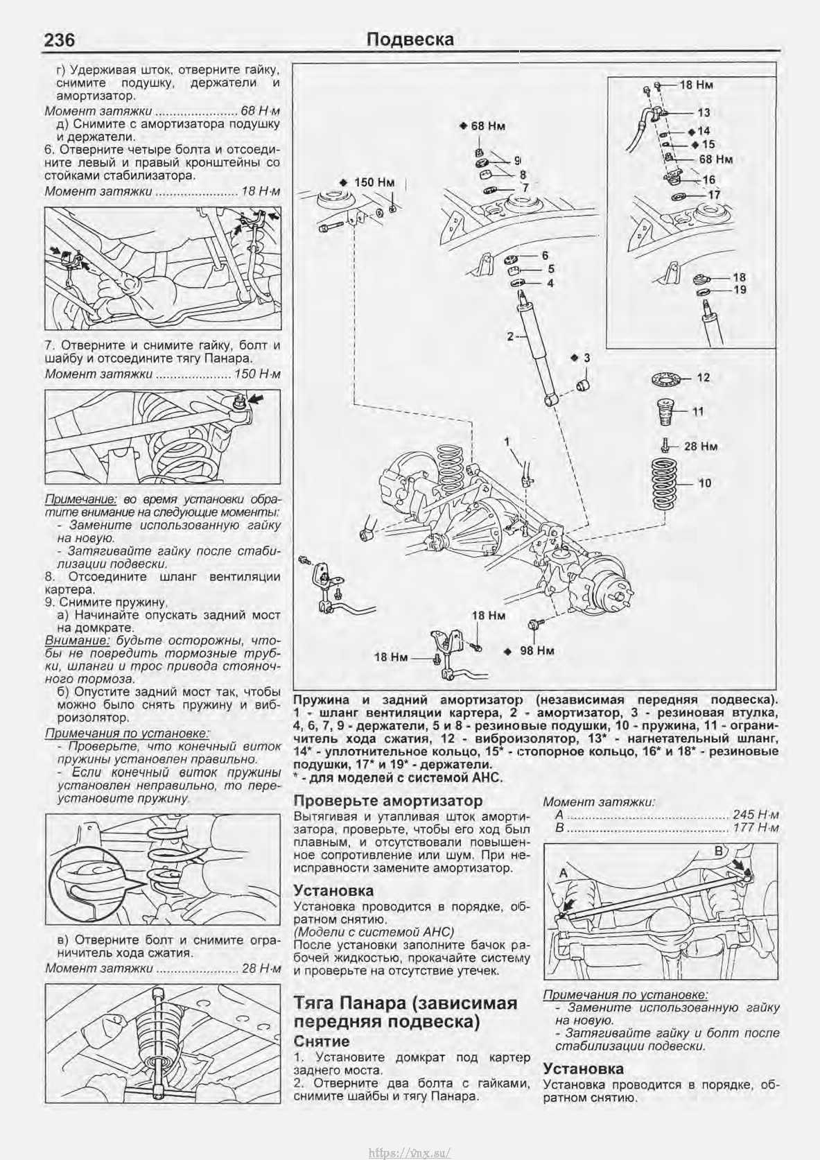 Ленд крузер 100 размеры