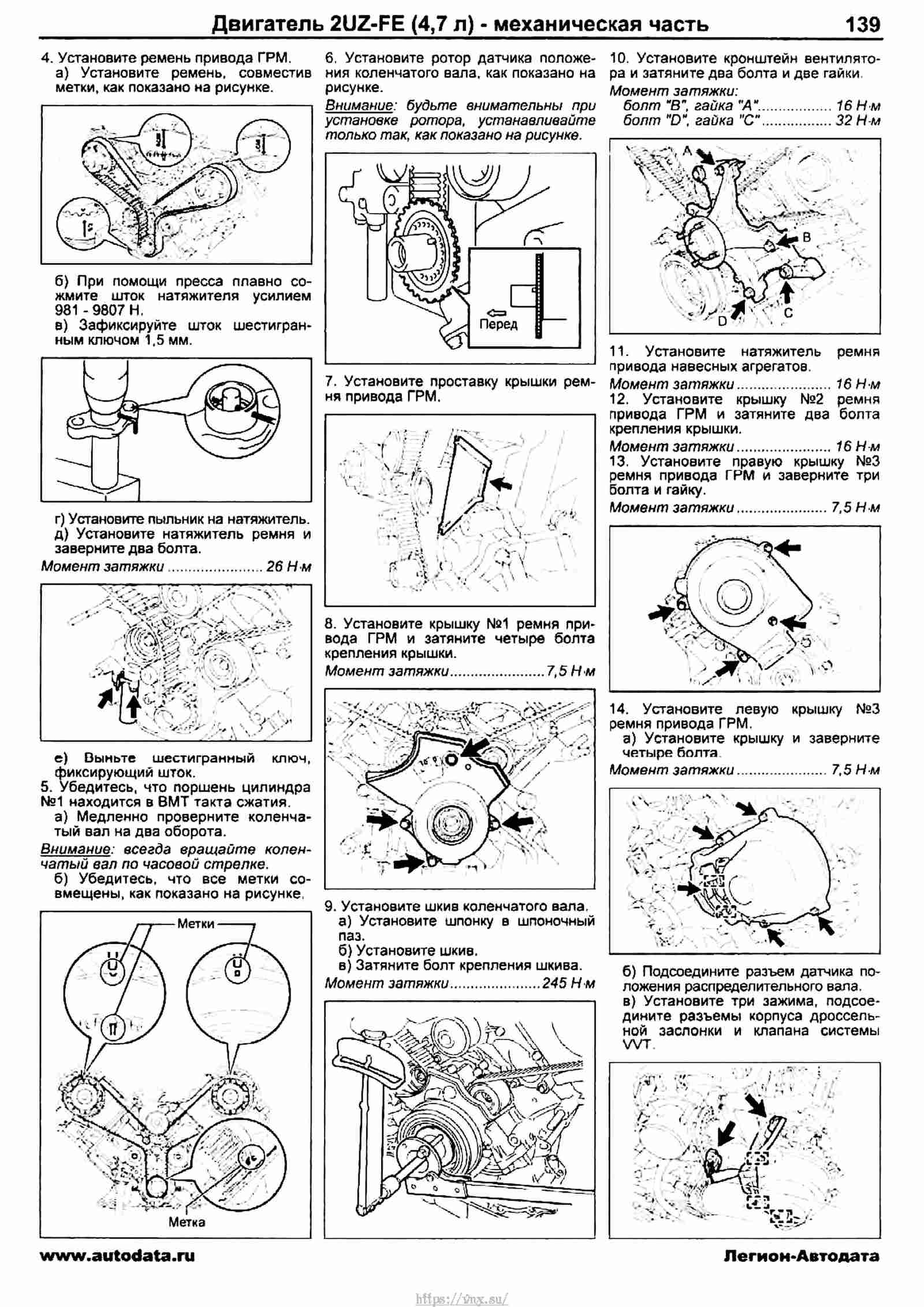 Toyota Land Cruiser 200 2007-2021 Руководство по ремонту и техническому ...