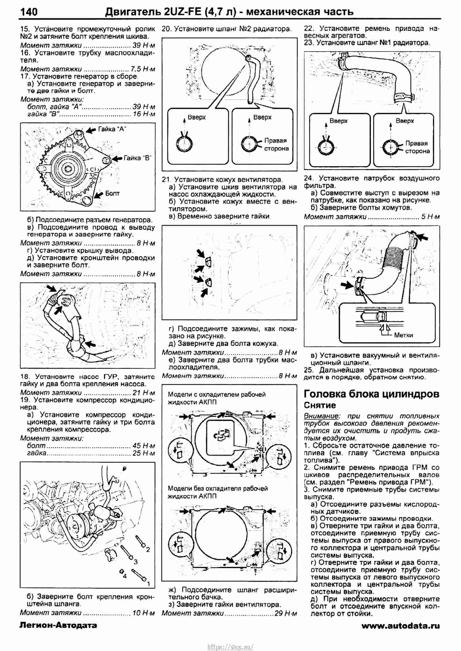 Toyota Land Cruiser 200 2007-2021 Руководство по ремонту и техническому ...