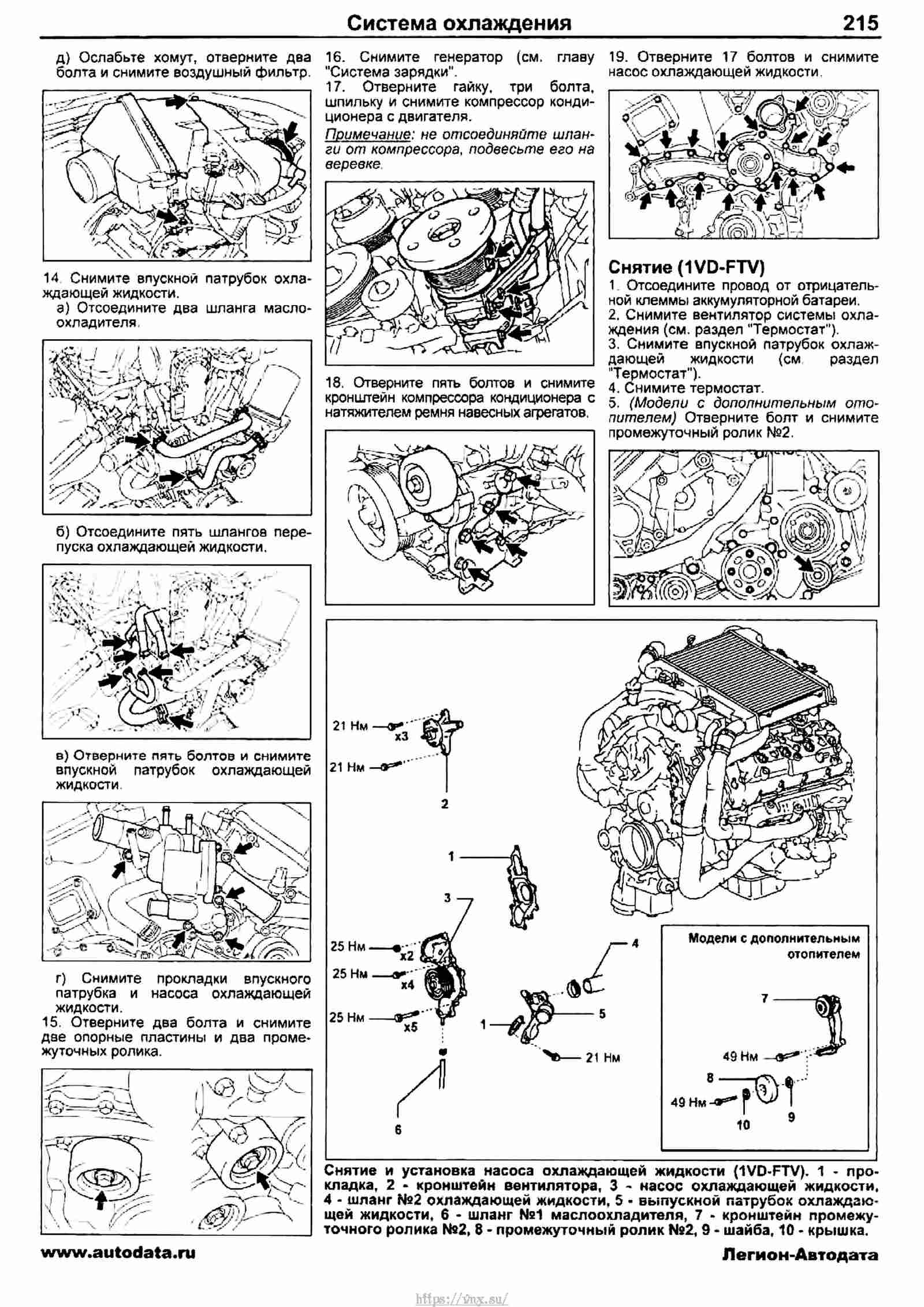 Toyota Land Cruiser 200 2007-2021 Руководство по ремонту и техническому ...