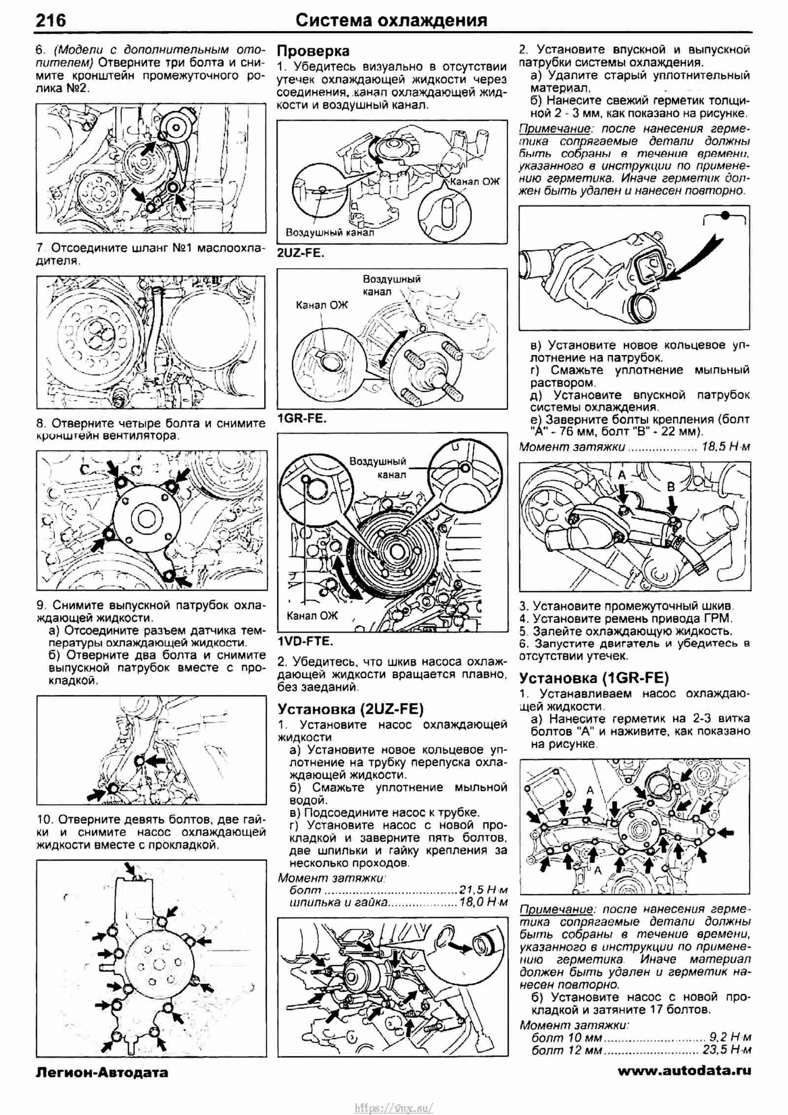 Toyota Land Cruiser 200 2007-2021 Руководство по ремонту и техническому ...