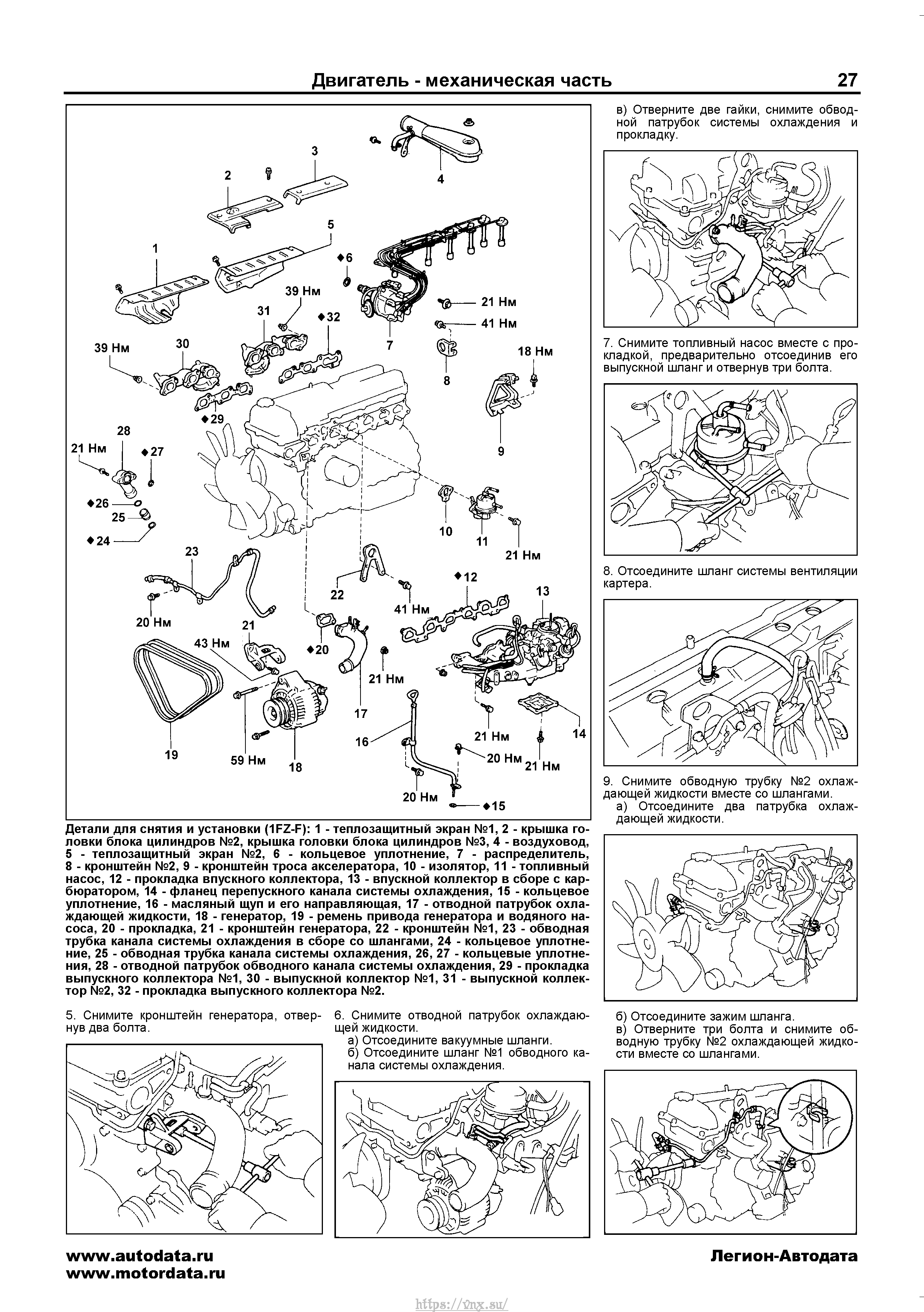 Toyota Land Cruiser 80 1990-1998 Руководство по ремонту и техническому ...