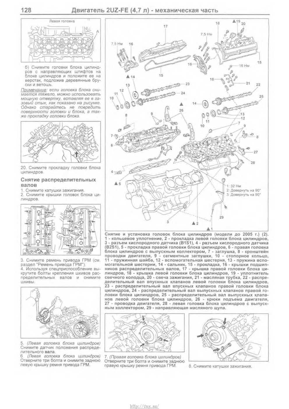 Расположение цилиндров тойота прадо