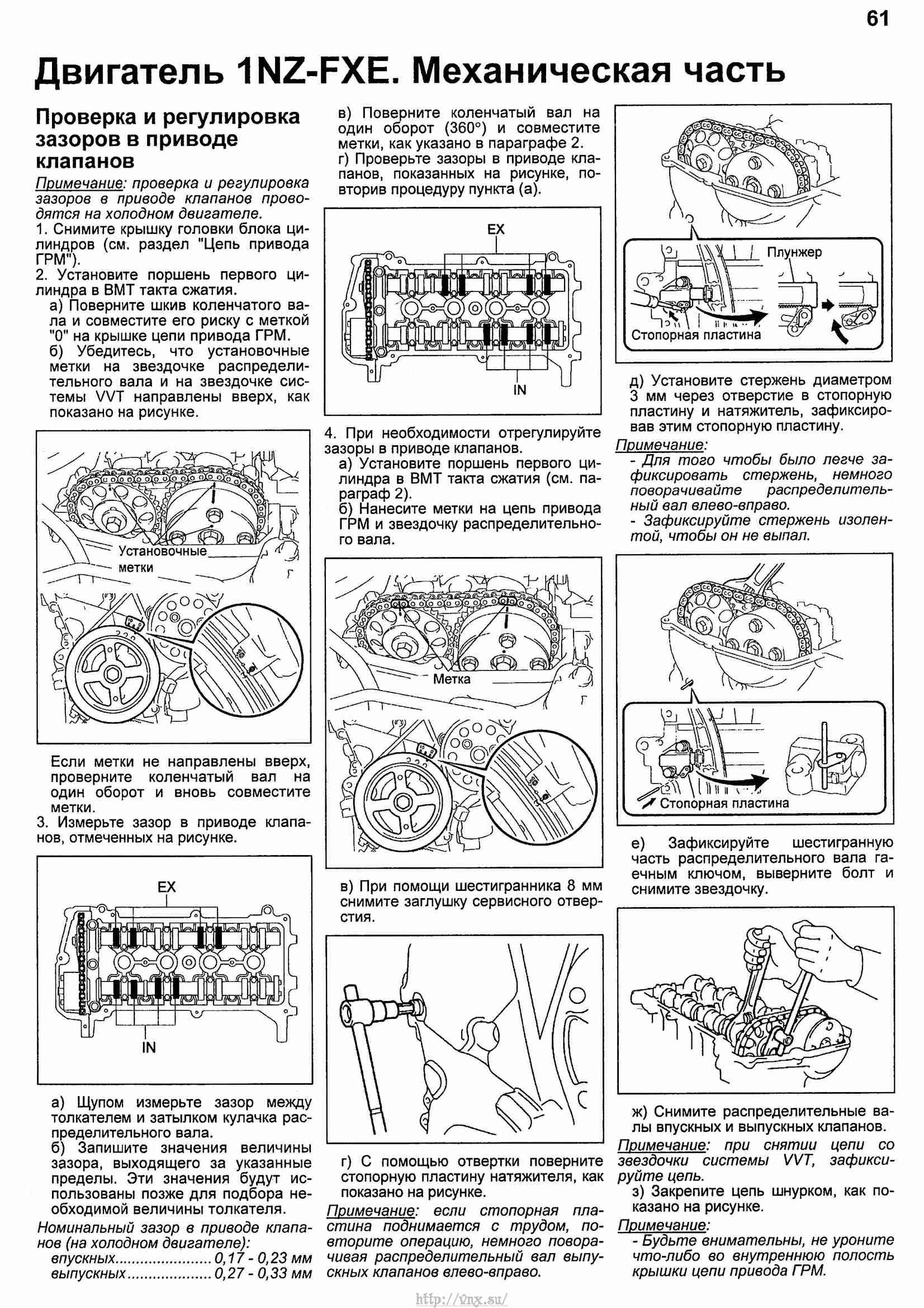 Схема двс 1zz fe