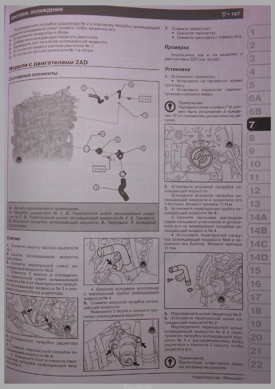 1zr fe моменты затяжки