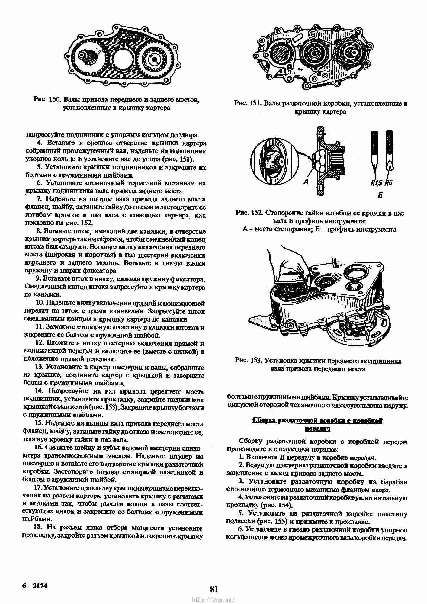 Органы управления уаз 31512