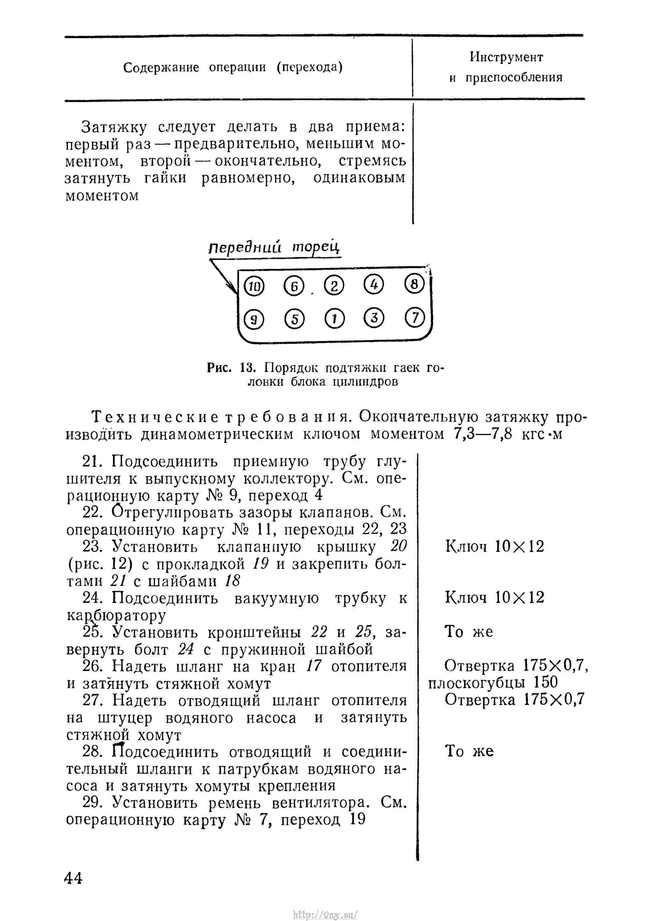 УАЗ-469 Руководство по войсковому ремонту