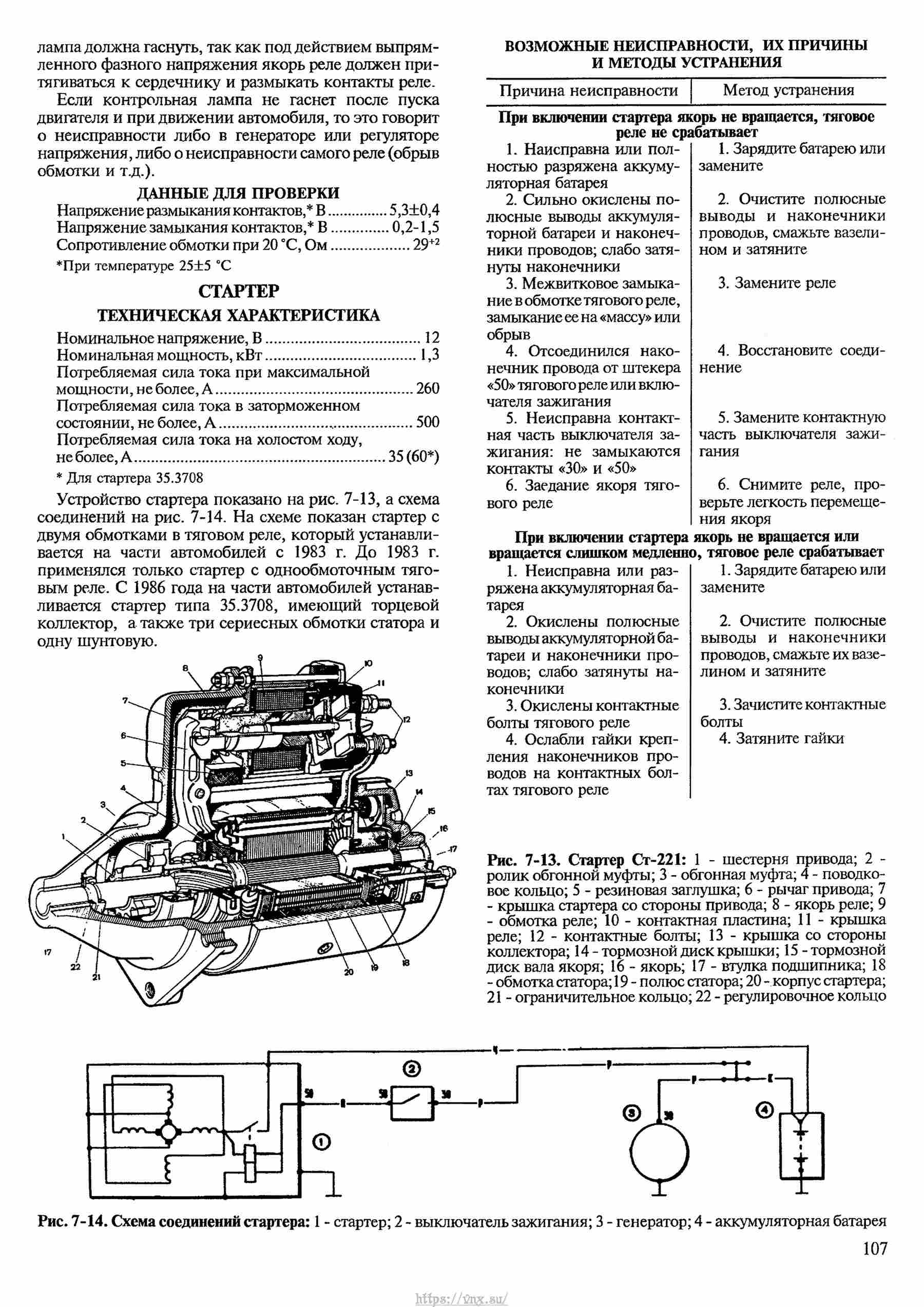 Автомобили ВАЗ-2121, ВАЗ-21212, ВАЗ-21219 Руководство по ремонту, каталог деталей страница 107