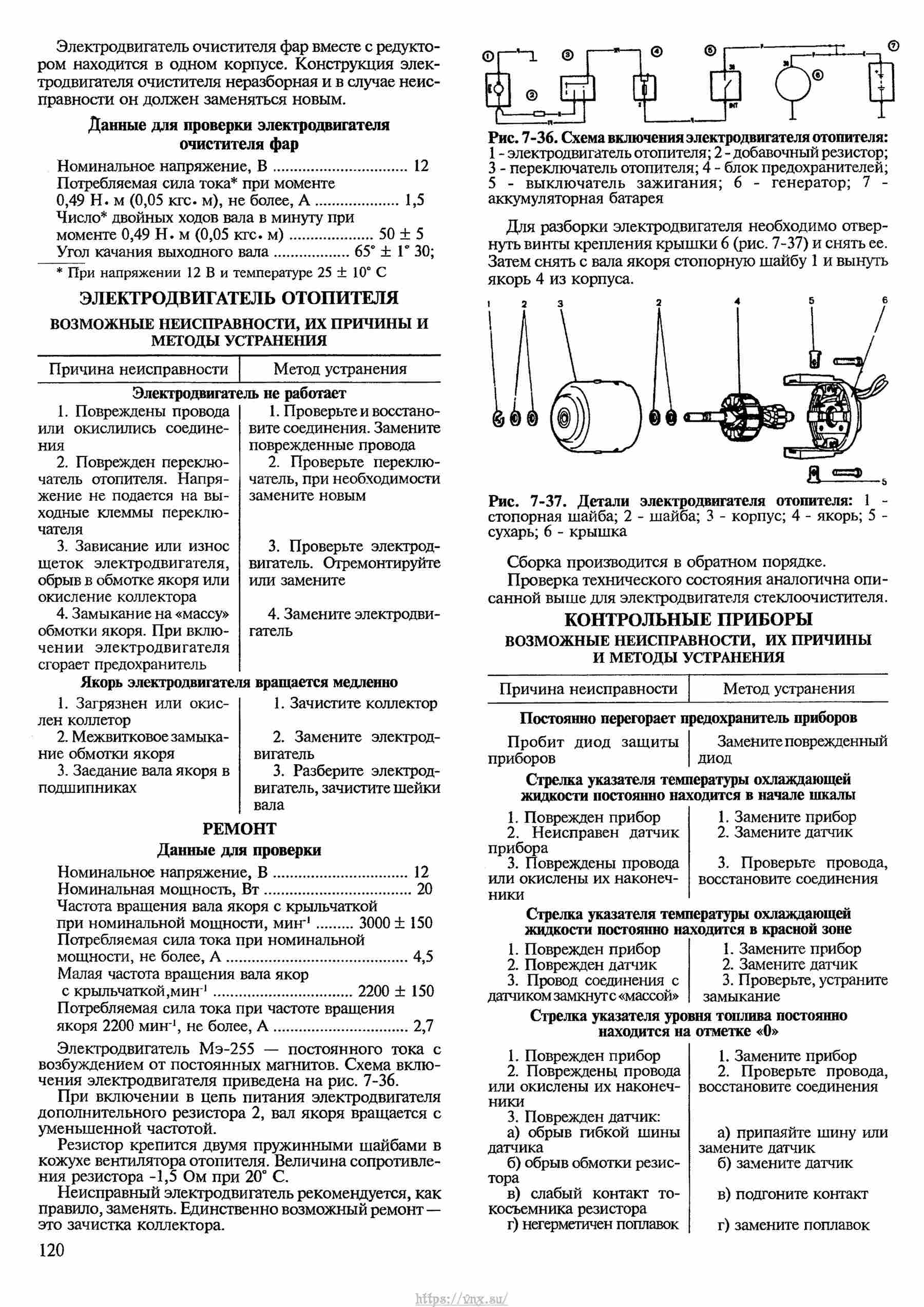 Автомобили ВАЗ-2121, ВАЗ-21212, ВАЗ-21219 Руководство по ремонту, каталог деталей страница 120