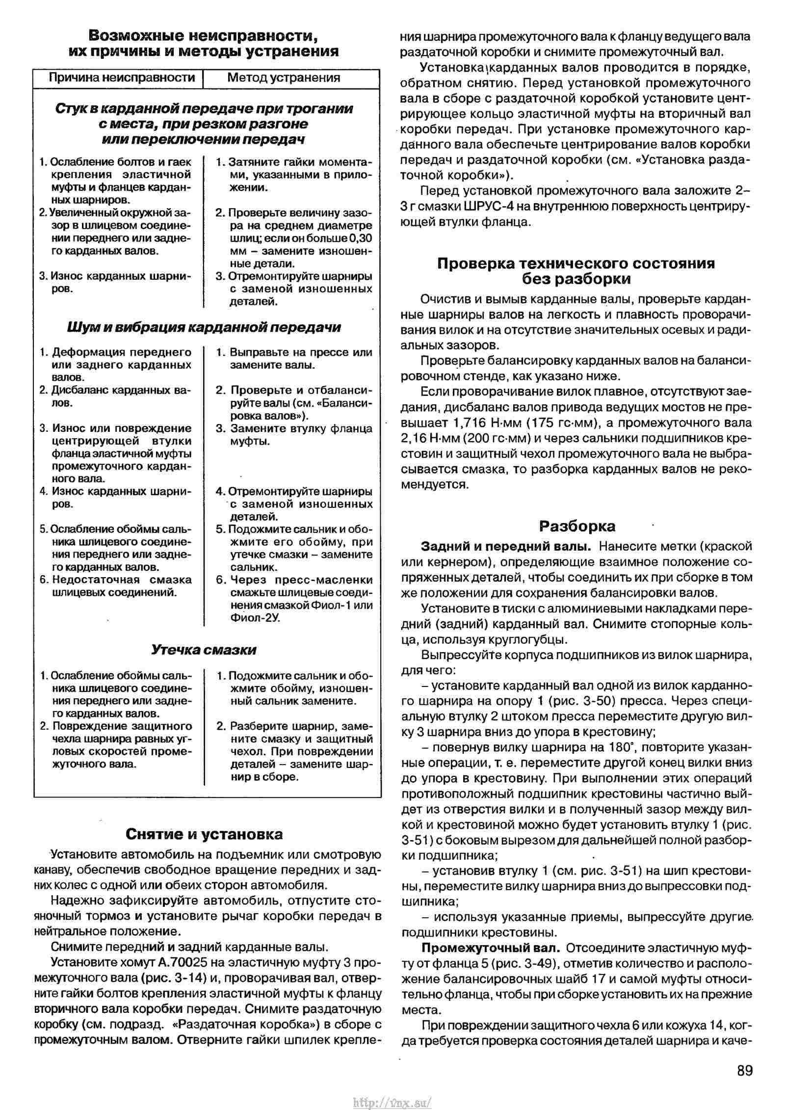 Руководство по эксплуатации, техническому обслуживанию и ремонту автомобиля «Нива» ВАЗ-21213 и его модификаций страница 089