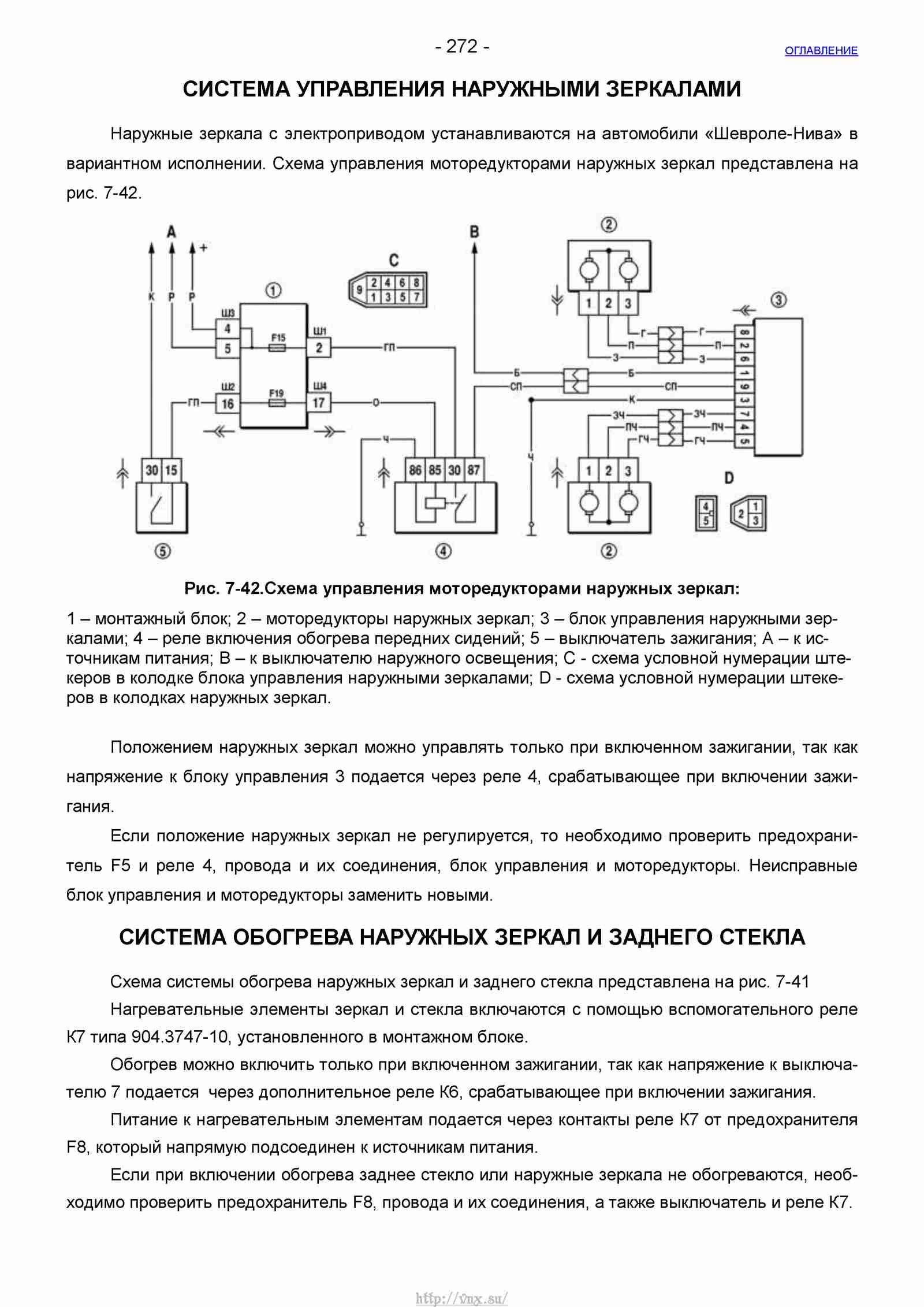 Схема подогрева сидений нива шевроле