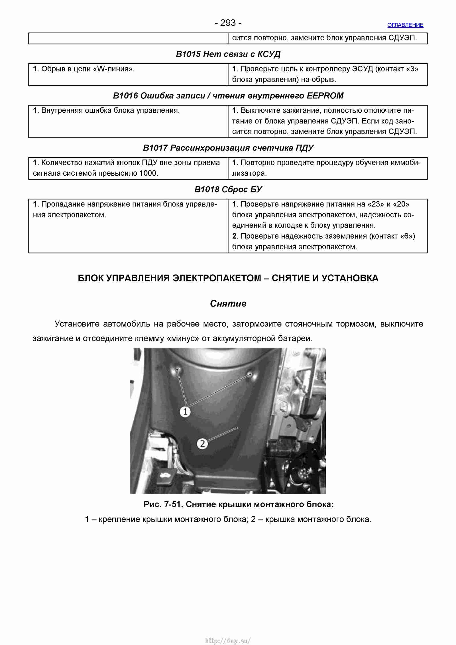 Руководство по ремонту автомобиля Шевроле Нива 1.7 страница 293
