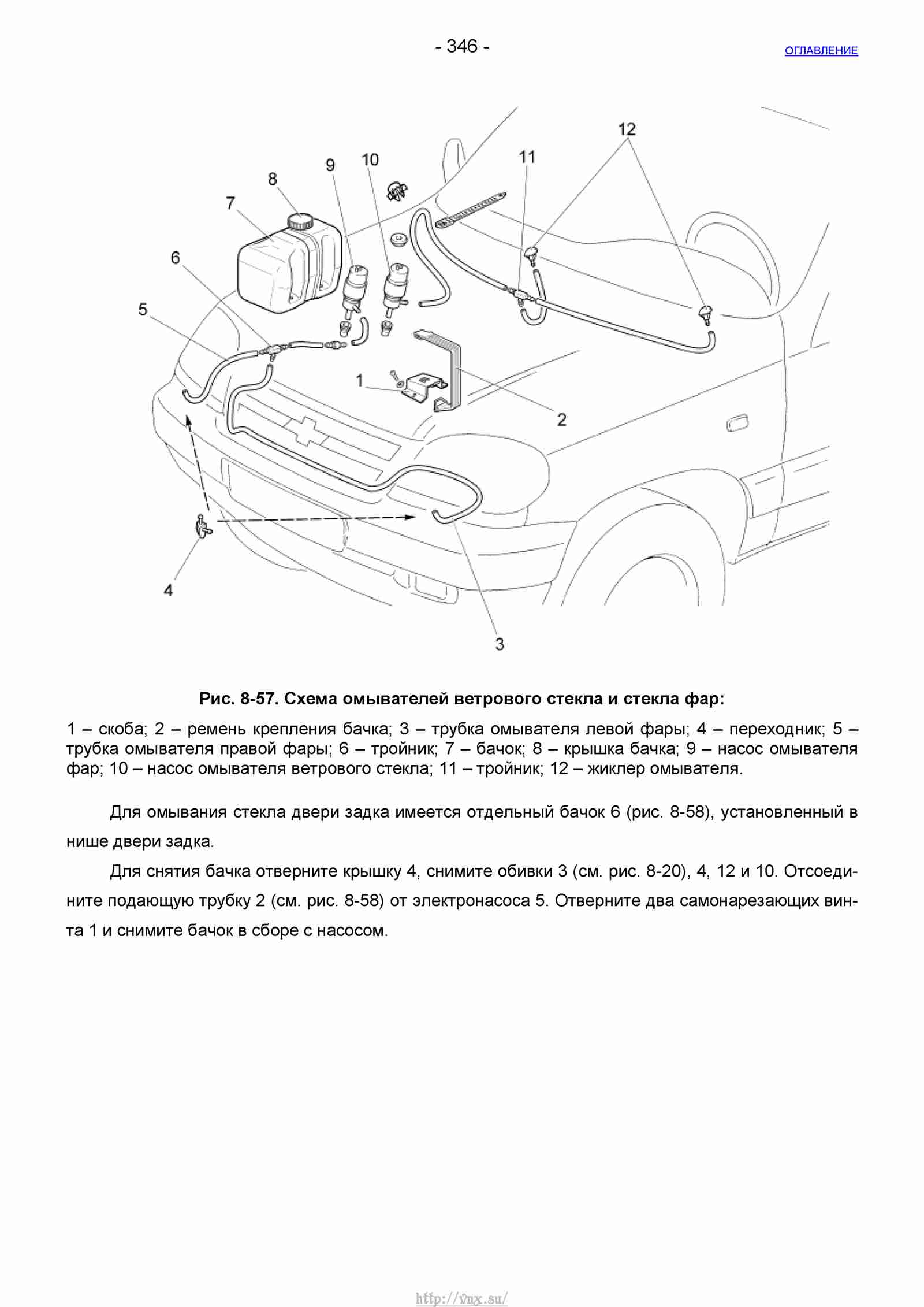 Руководство по ремонту автомобиля Шевроле Нива 1.7 страница 346