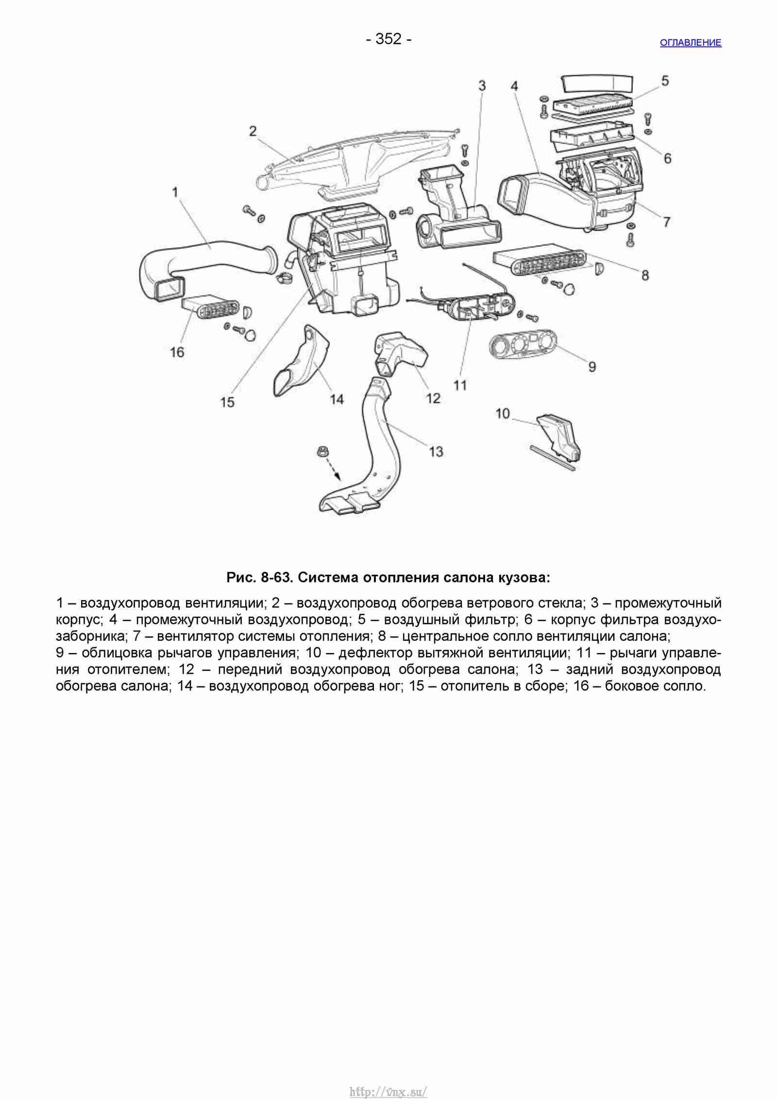 Руководство по ремонту автомобиля Шевроле Нива 1.7 страница 352