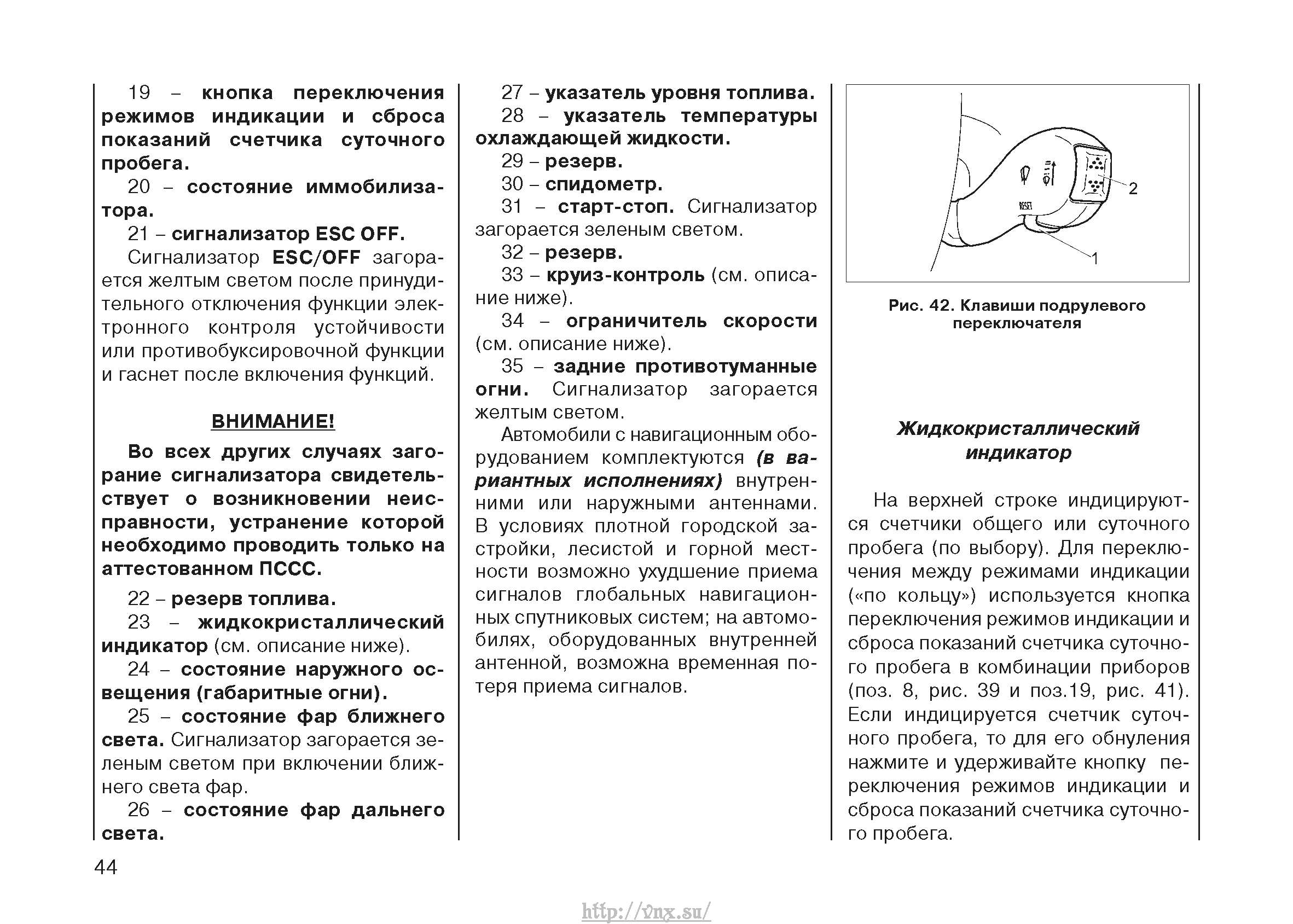 Параметры диагностики приора