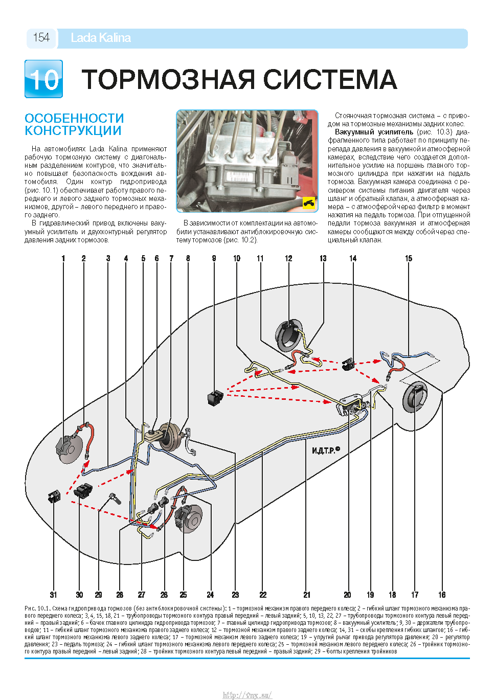 Схема электропроводки lada kalina