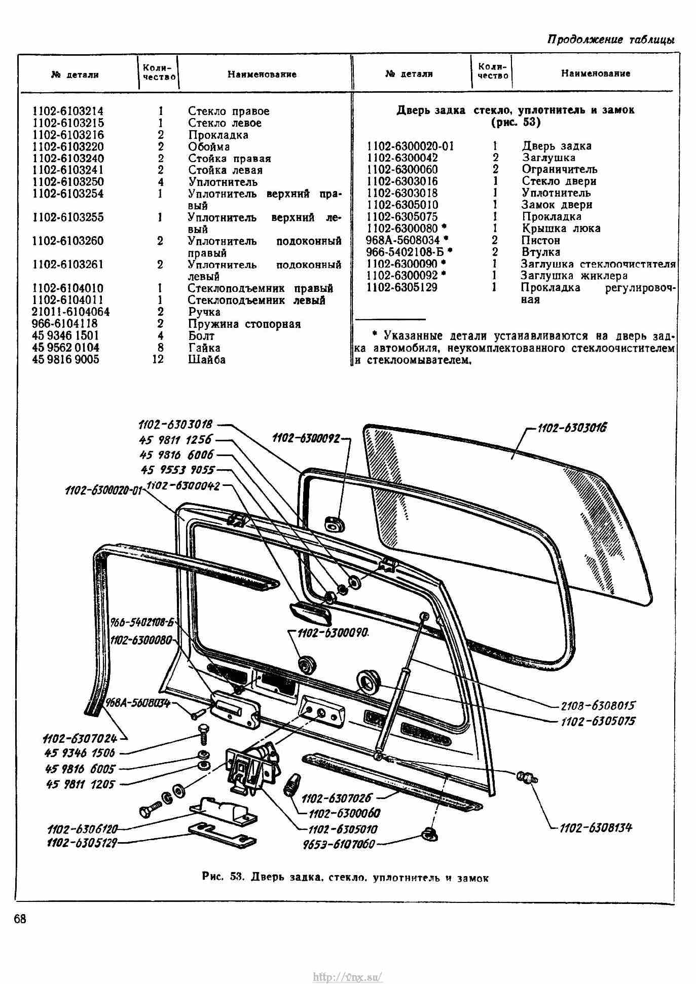 Заз 1102 каталог